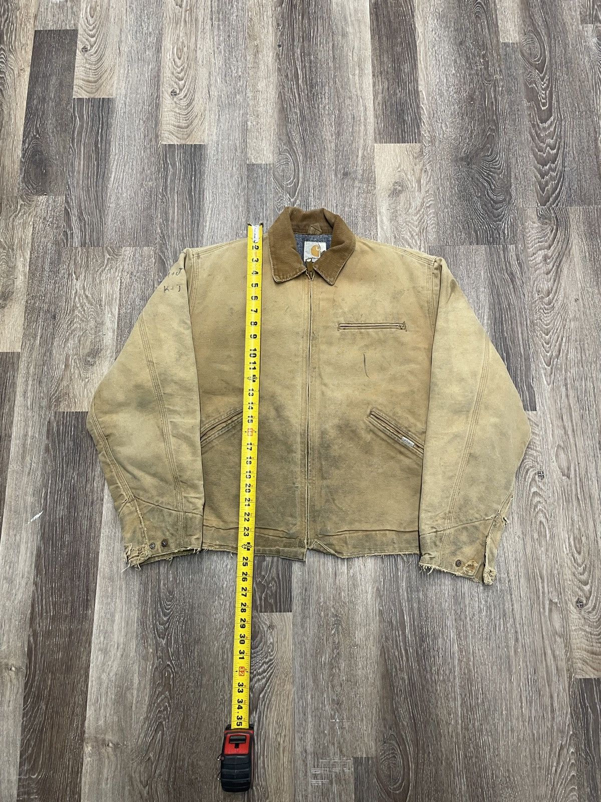 Carhartt Faded and Distressed Carhartt Detroit Size US L / EU 52-54 / 3 - 13 Thumbnail