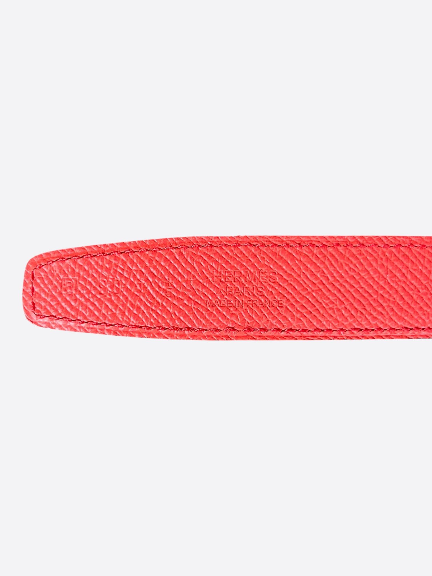 Hermes Hermes Pink & Gold Constance Belt Size 32 - 3 Thumbnail