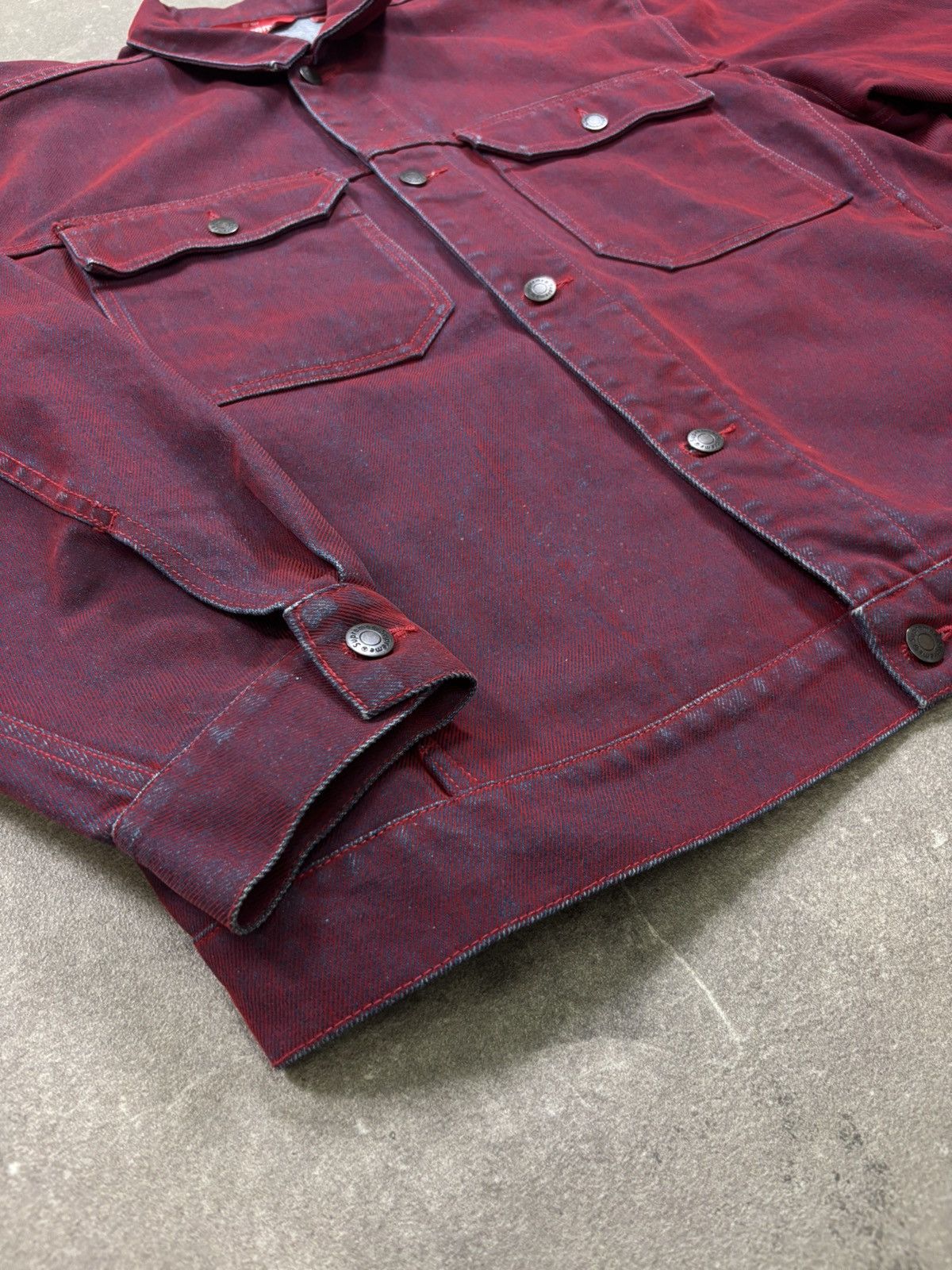 Supreme Supreme Flocked Denim Trucker Jacket (2023) Size US XL / EU 56 / 4 - 6 Thumbnail