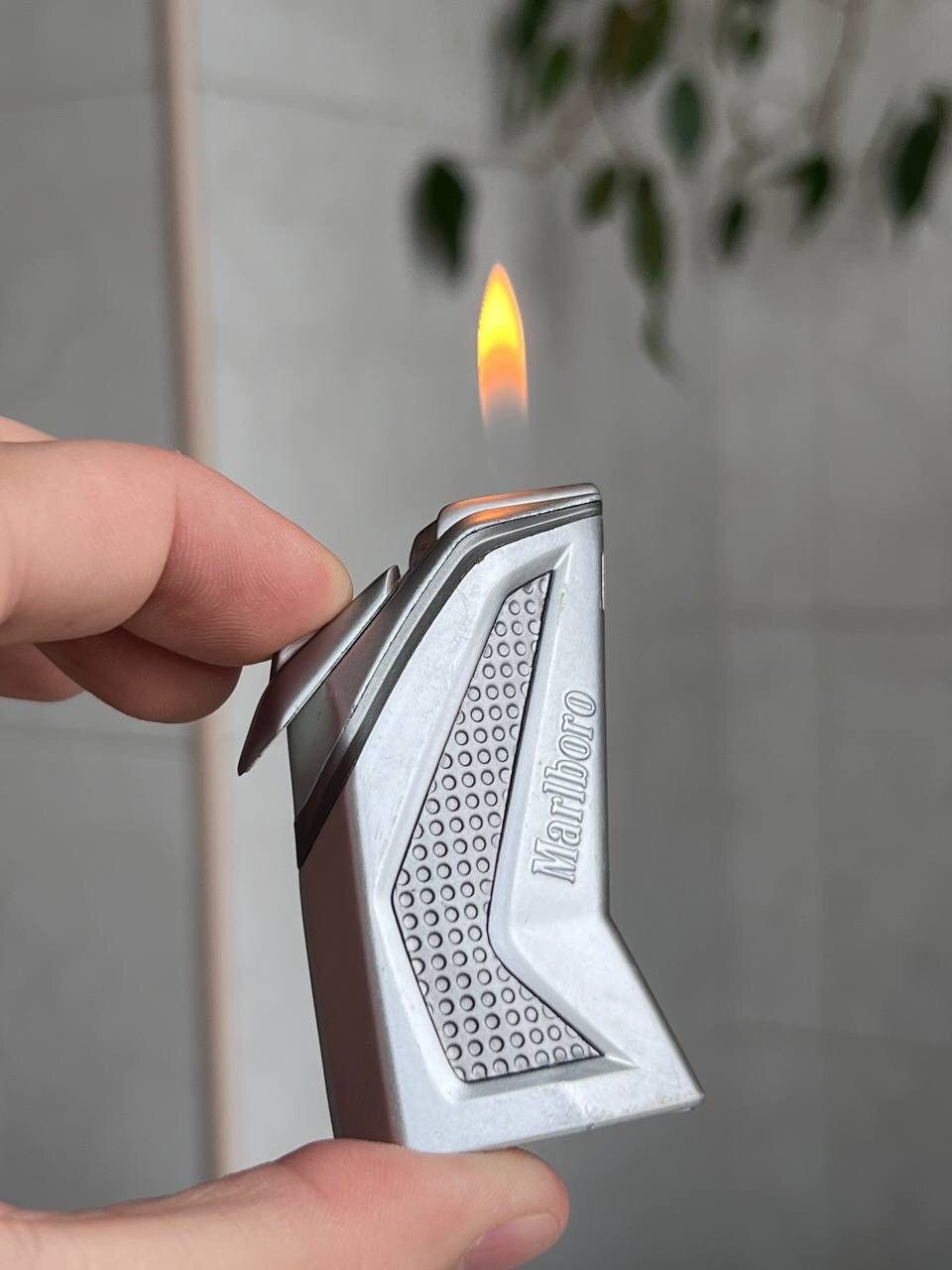 Marlboro × Vintage Y2K ELEGANCE MARLBORO GEOMETRIC METAL PUNK ROCK LIGHTER Size ONE SIZE - 4 Thumbnail