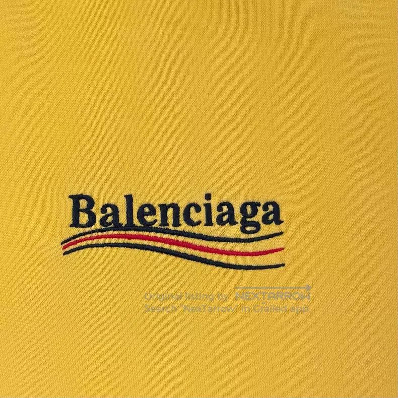 Balenciaga Balenciaga Micro Logo Embroidered Sports Hooded Sweatshirt Size US L / EU 52-54 / 3 - 6 Thumbnail