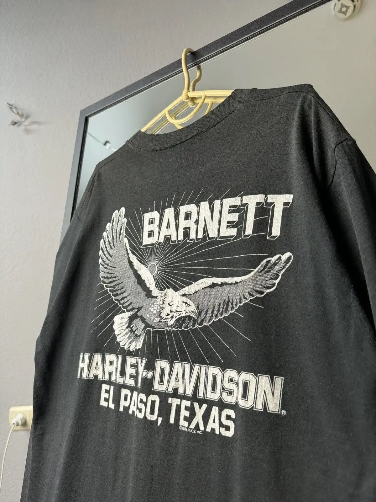 Harley Davidson SALE💣💣 😱VINTAGE 1984 FADED HARLEY LIGHTNING LOGO TEE SHIRT Size US M / EU 48-50 / 2 - 10 Thumbnail