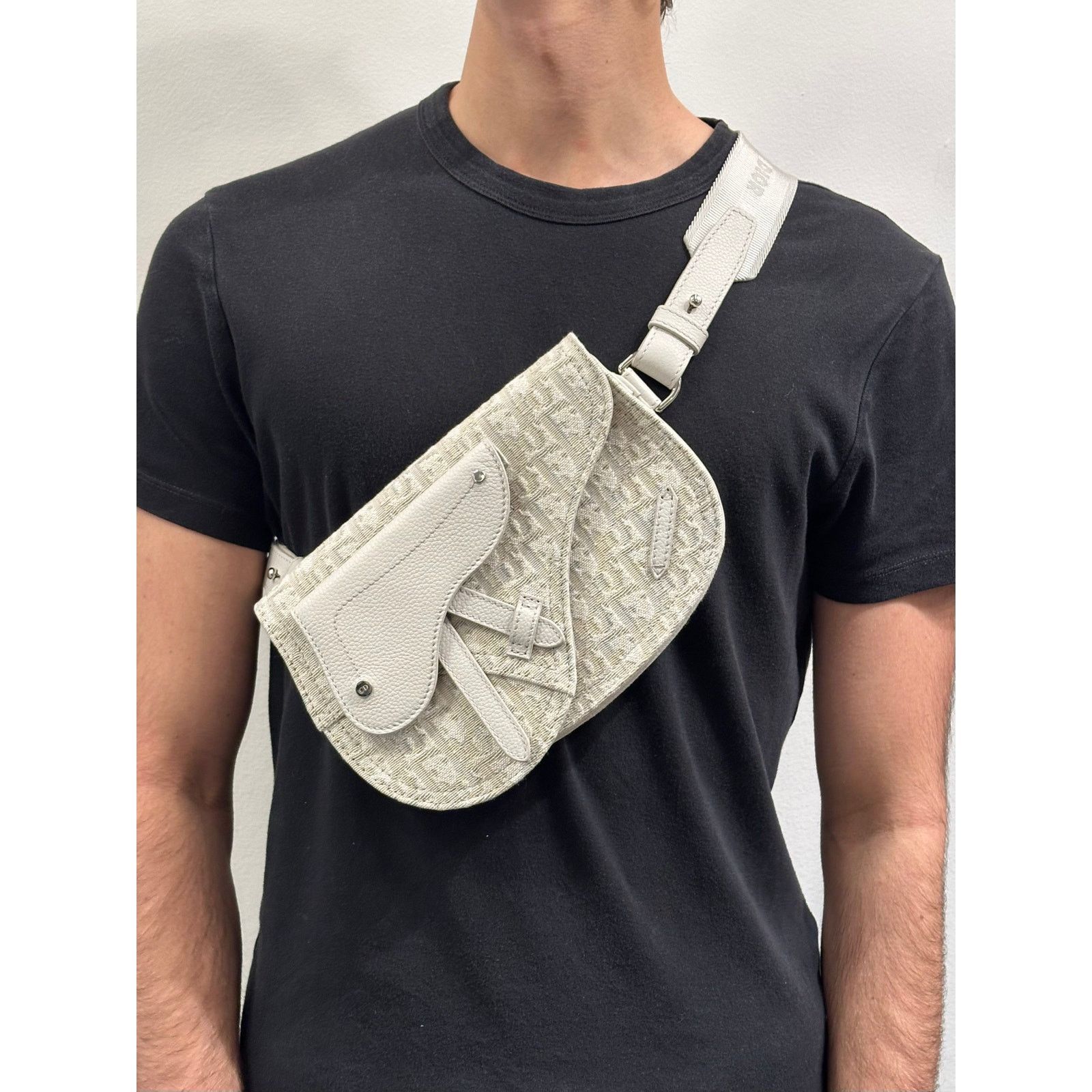 Dior 2021 Dior saddle messenger pouch in oblique jacquard Size ONE SIZE - 1 Thumbnail