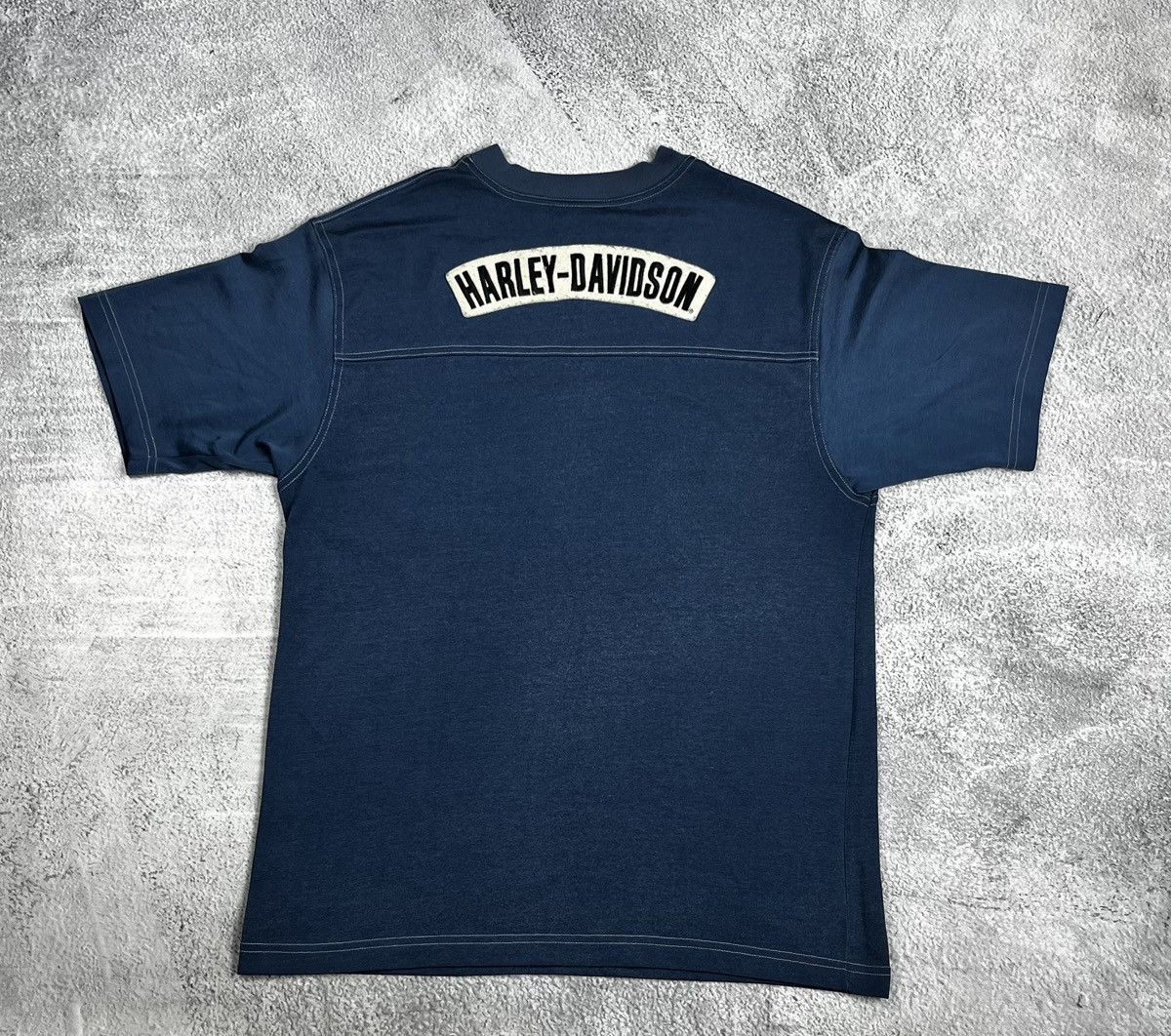 Harley Davidson Harley Davidson big logo t shirt vintage 90s Size US L / EU 52-54 / 3 - 1 Thumbnail