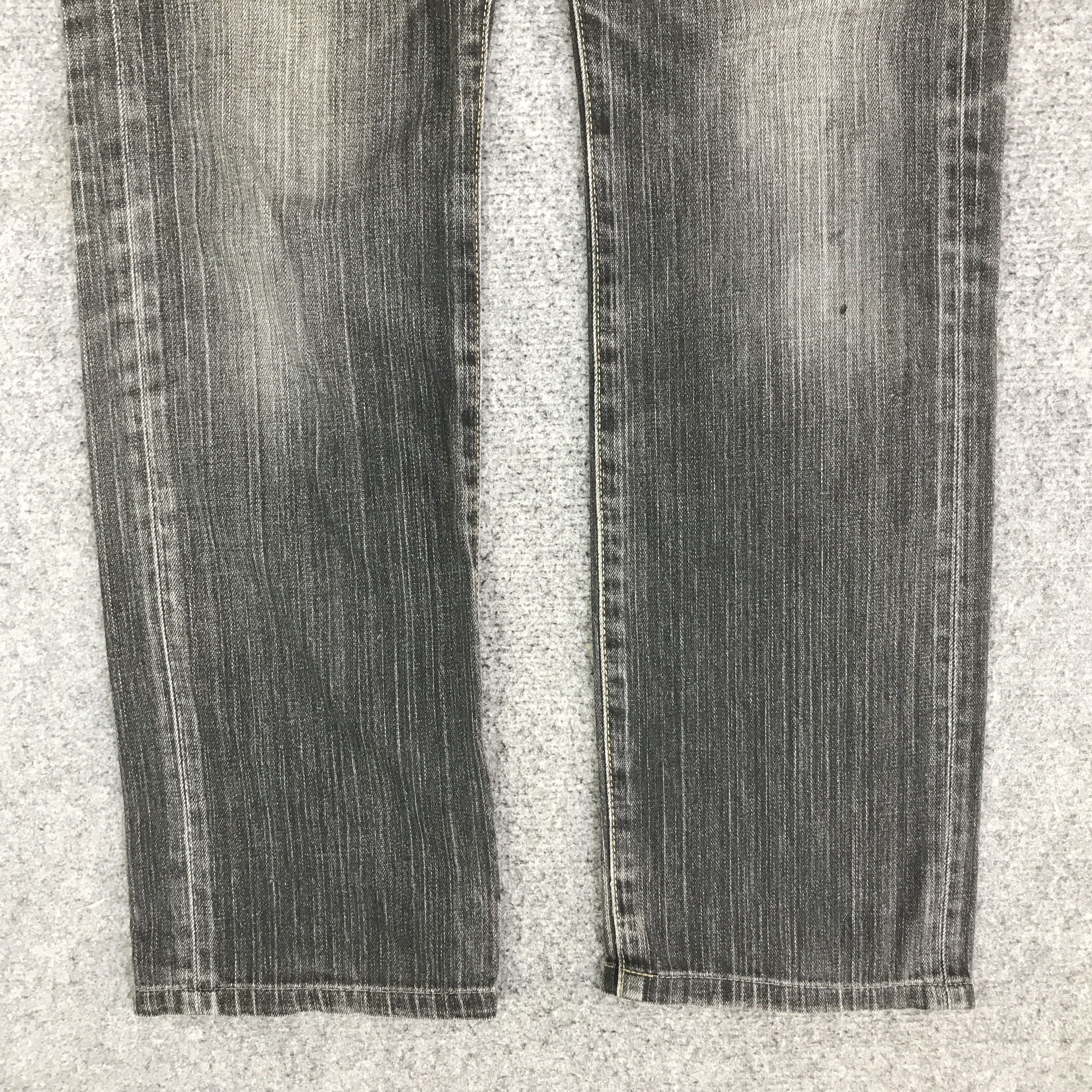 Uniqlo JAPANESE UNIQLO BLACK FADED JEANS PANTS K74B13 Size US 30 / EU 46 - 3 Thumbnail