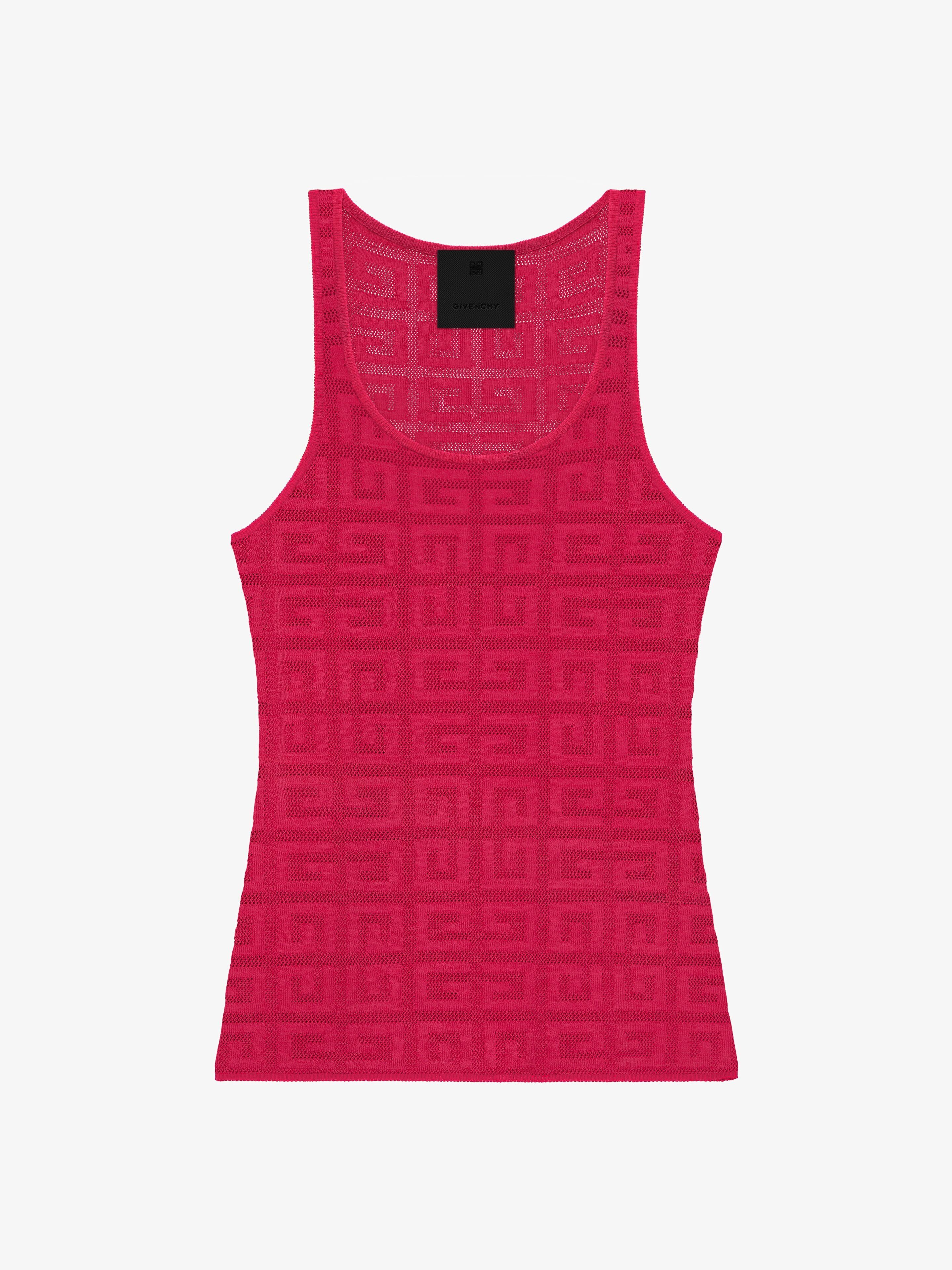 o1w1db10825 Tank Top in Fuchsia