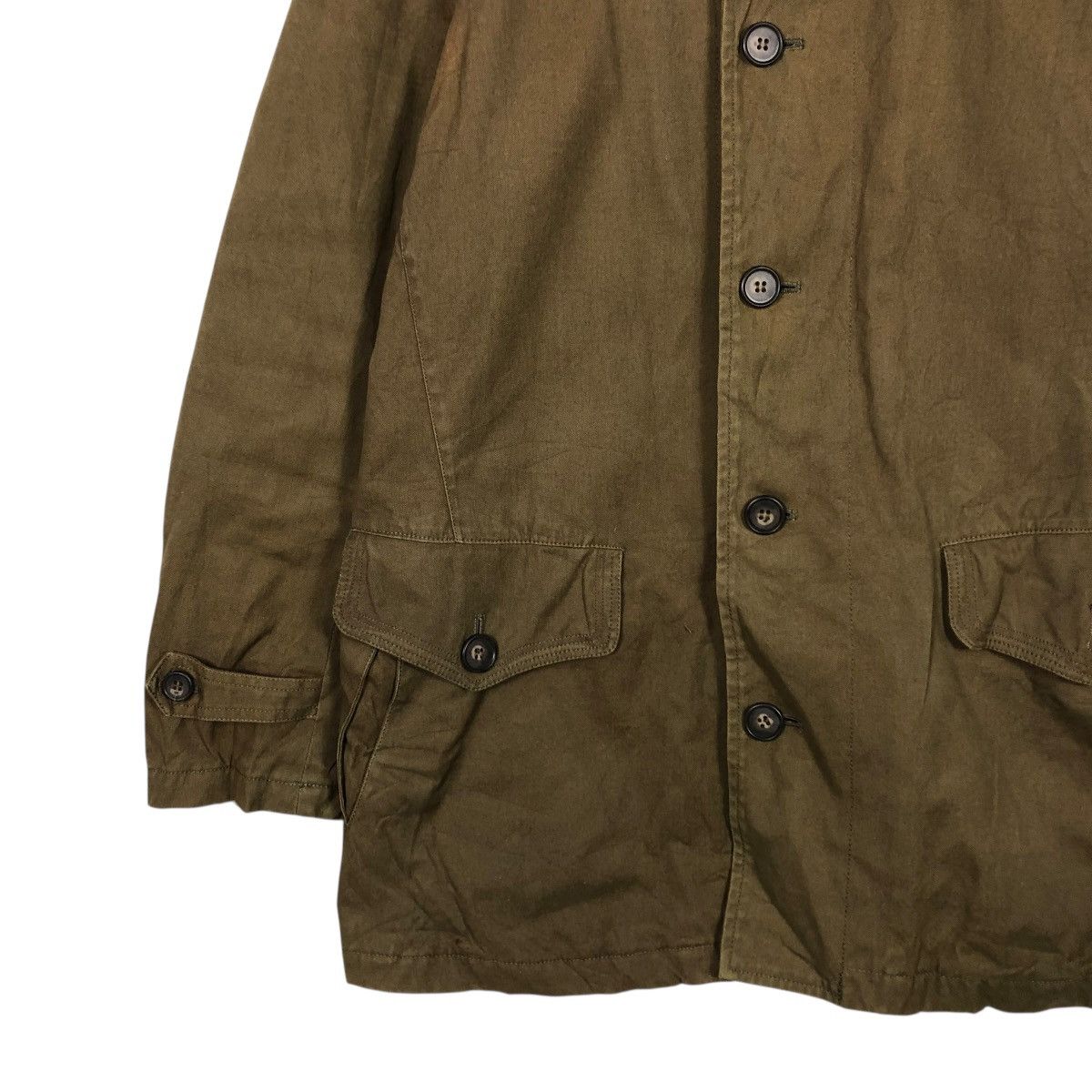 Issey Miyake 🔥VINTAGE CHORE WORK JACKET DUCK CANVAS SHIPS JAPAN Size US L / EU 52-54 / 3 - 6 Thumbnail