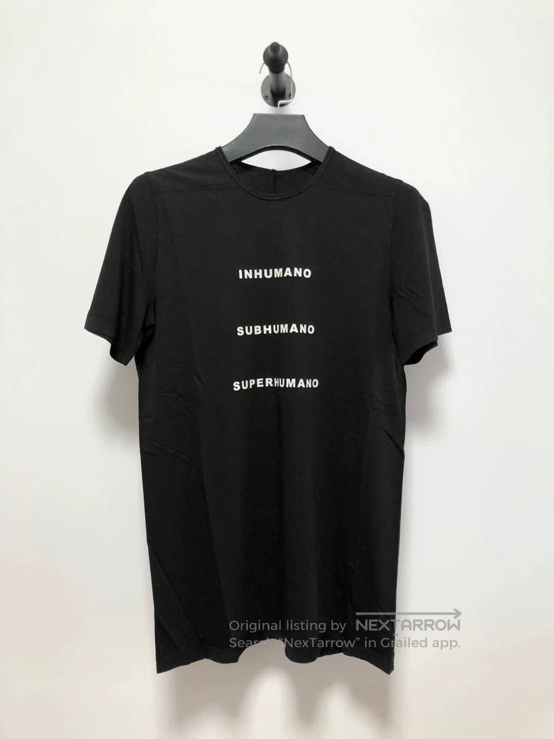 Rick Owens Rick Owens Black Short Sleeve T. Size US S / EU 44-46 / 1 - 1 Thumbnail