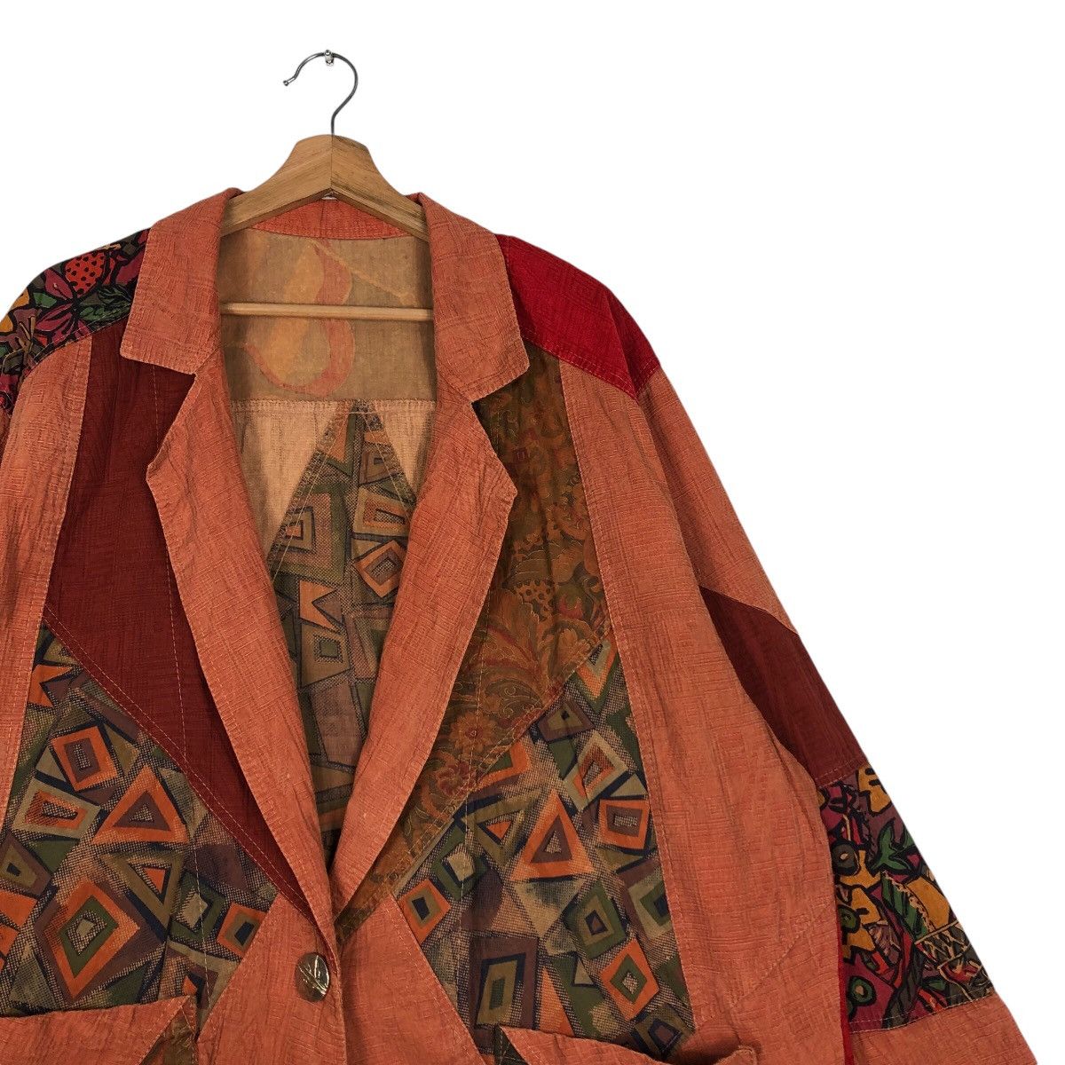 Japanese Brand × Vintage 📌Vintage Traditional Design Oversize Button Issey Miyake Size US L / EU 52-54 / 3 - 7 Thumbnail