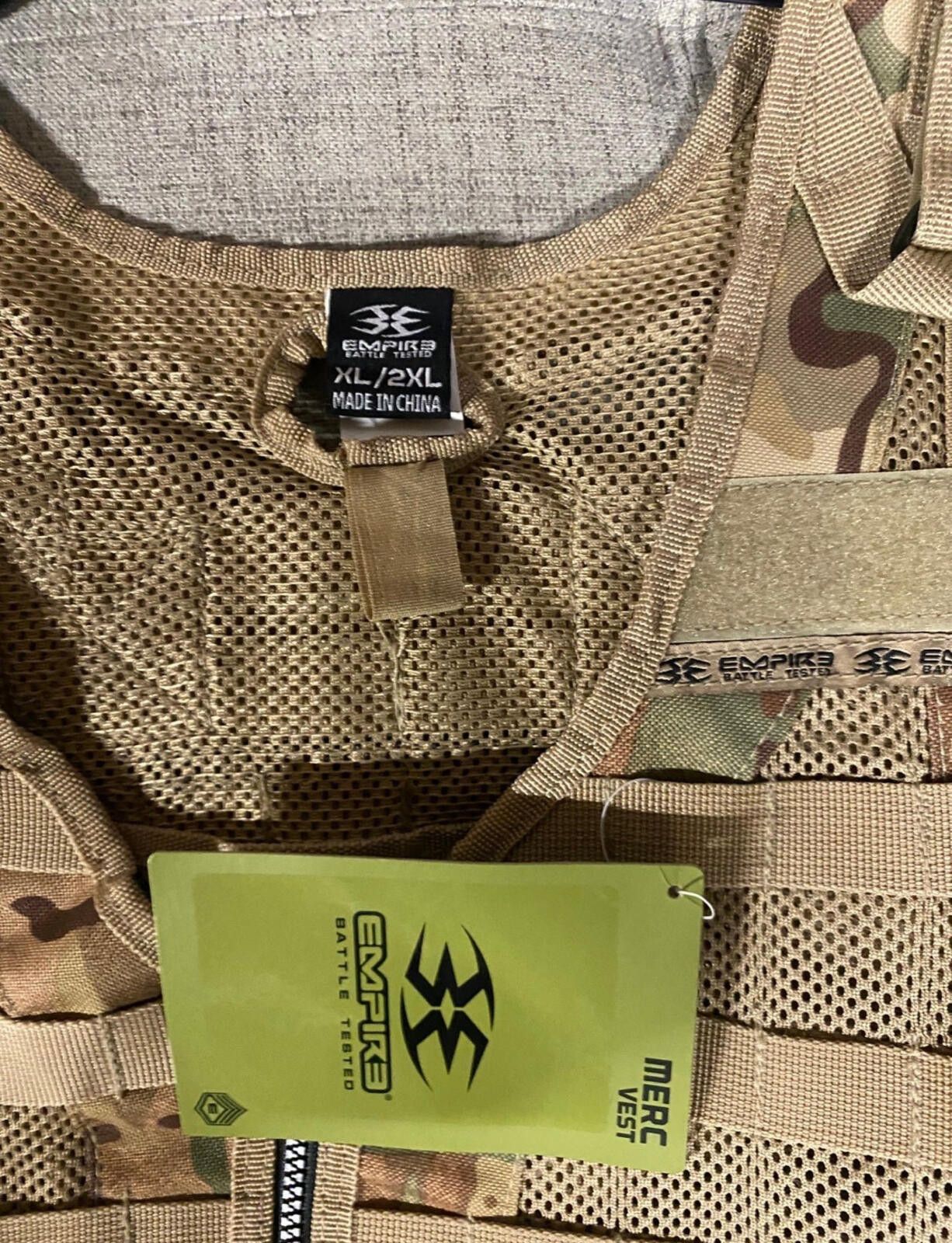 Empyre Empire Merc Tactical Vest XL/2XL Camo Size ONE SIZE - 3 Thumbnail