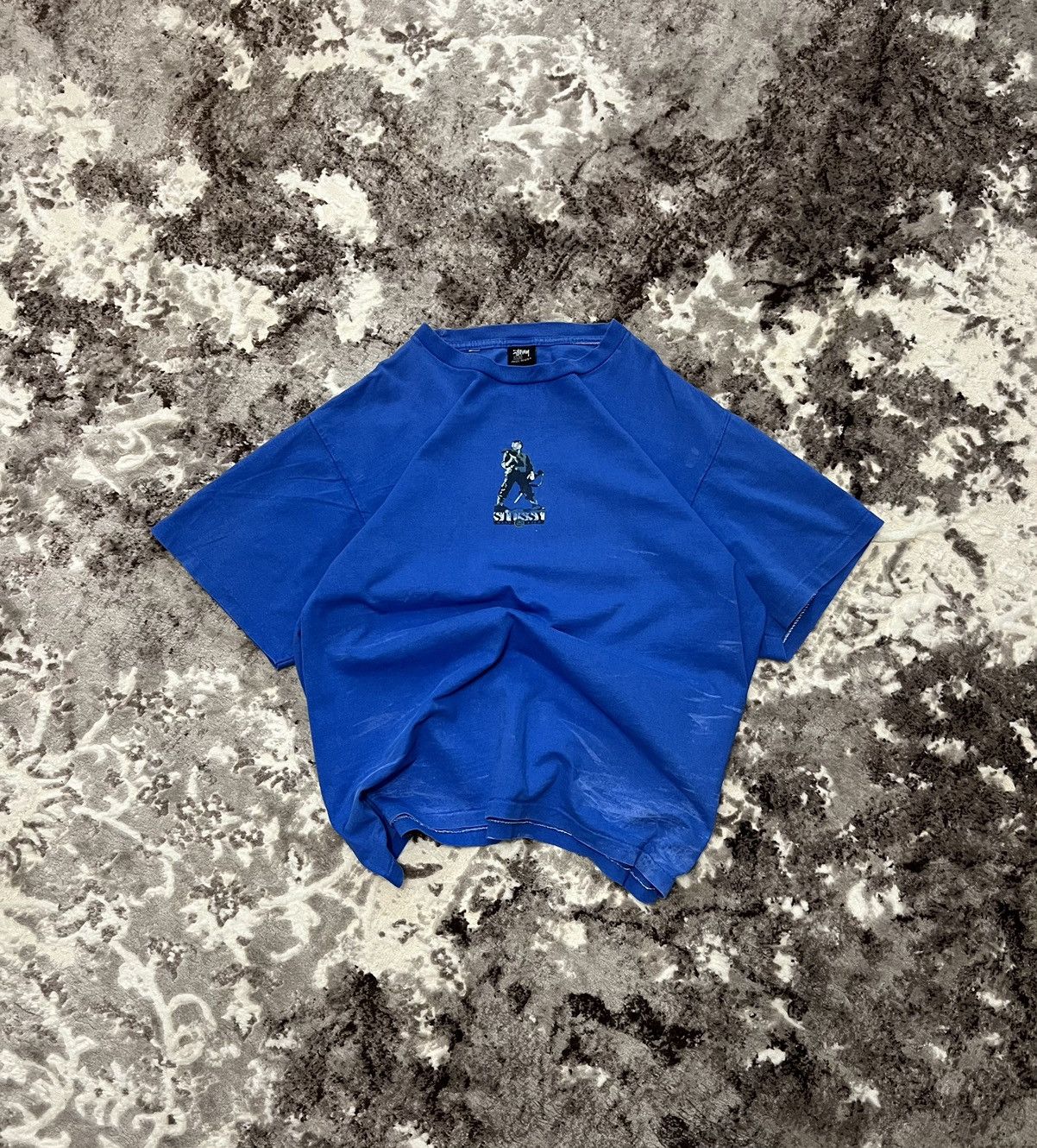 Stussy × Vintage Vintage 90s Stussy Bank File Rare T-shirt Size US L / EU 52-54 / 3 - 1 Thumbnail