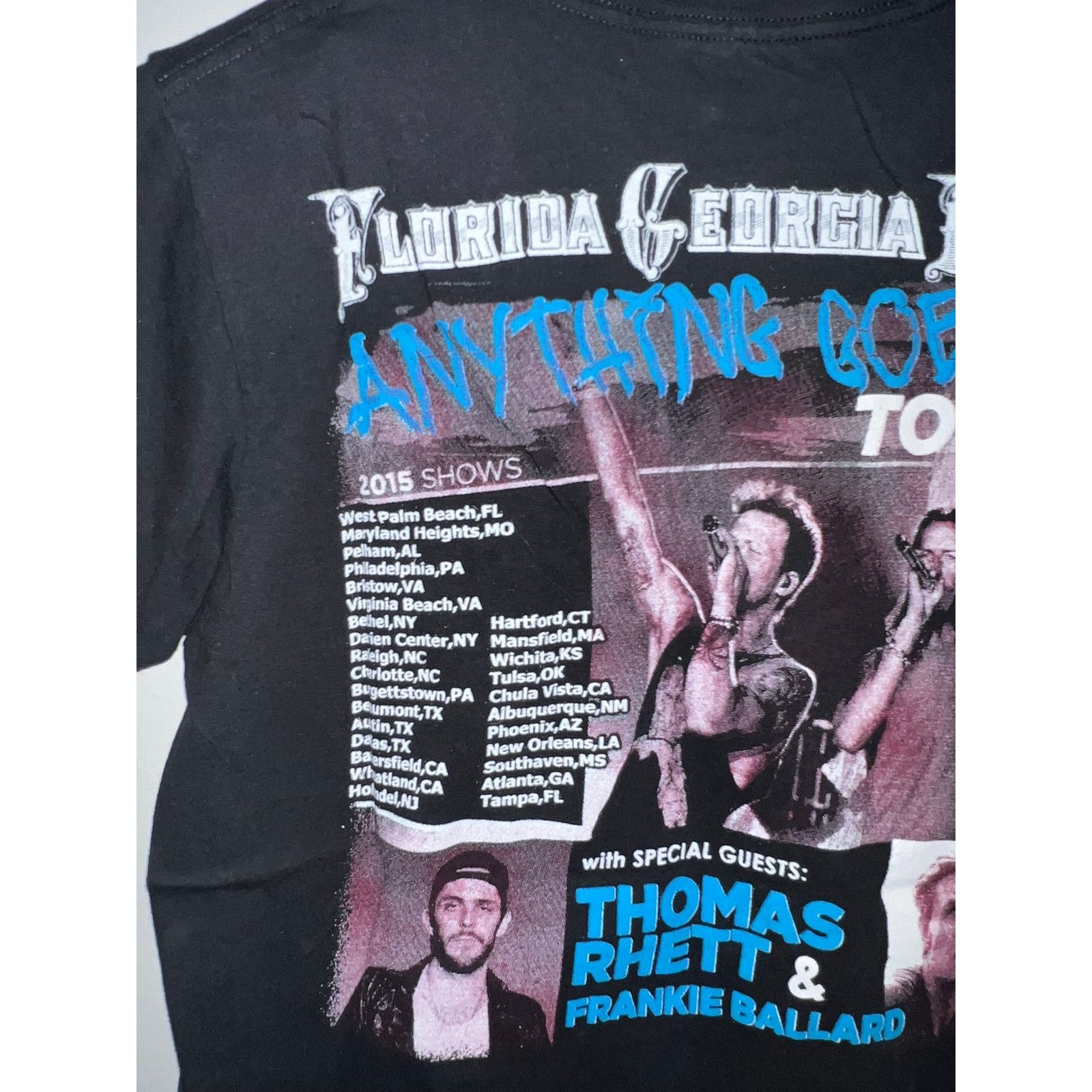 Gildan Womens Florida Georgia Line Tour Shirt Anything Goes Tee M Size M / US 6-8 / IT 42-44 - 7 Thumbnail