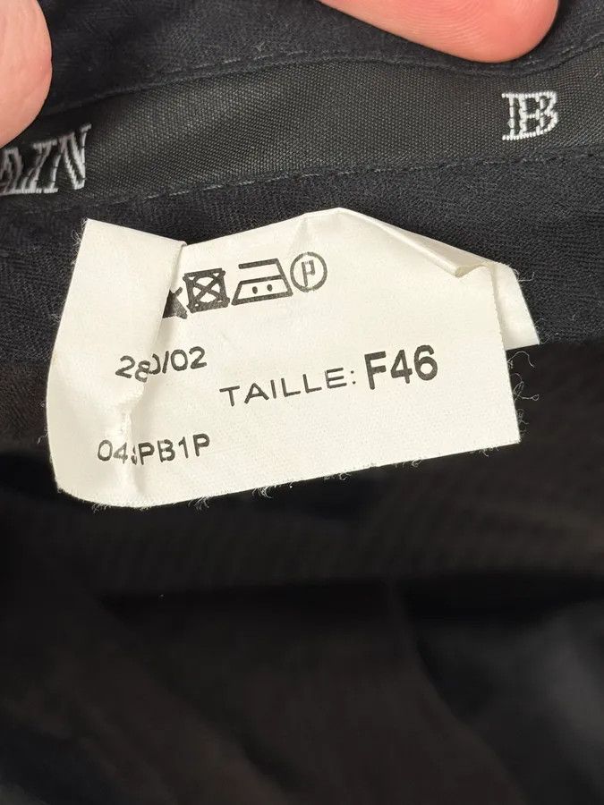 Balmain Balmain Black Wool Tailored Pants Size US 32 / EU 48 - 10 Thumbnail