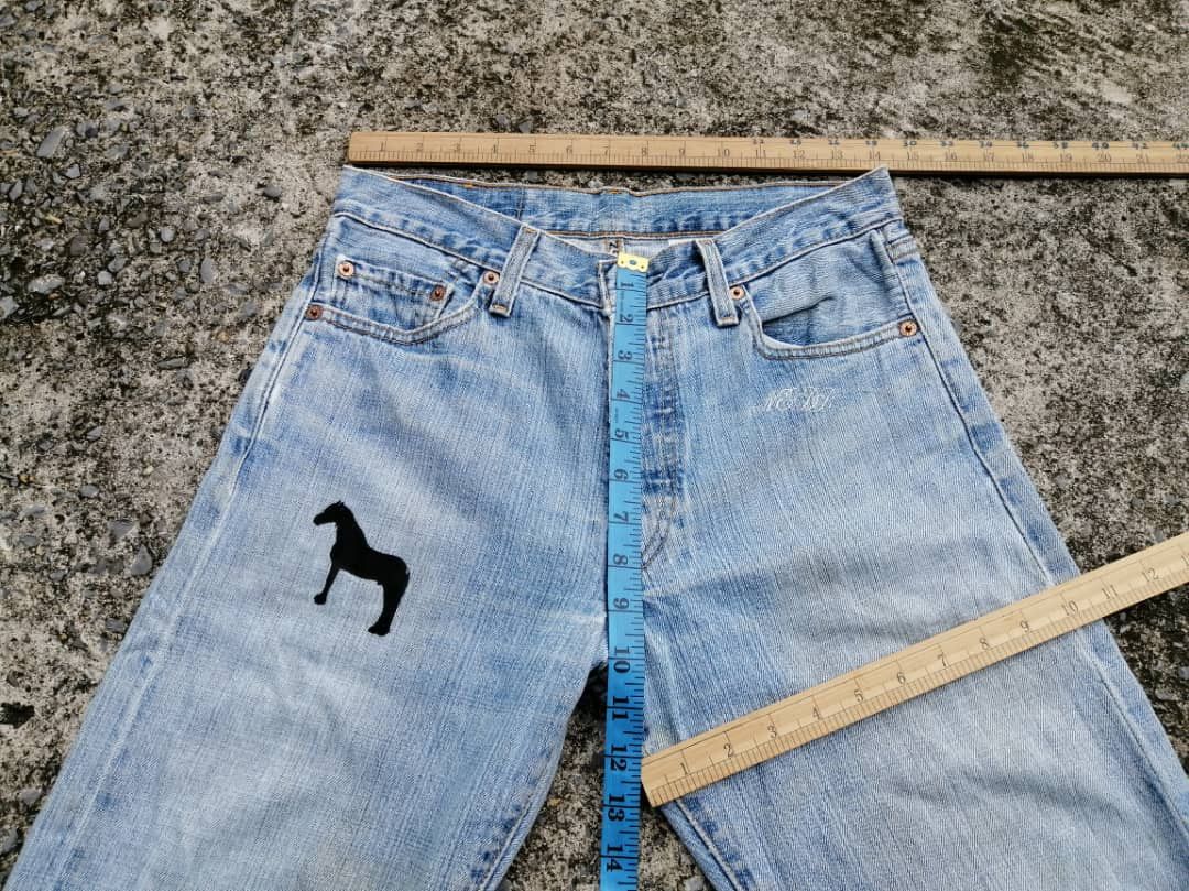 Designer × Levi's × Levi's Vintage Clothing Levi's Strauss 501 X Designer Distressed Denim Jeans Size US 28 / EU 44 - 8 Thumbnail