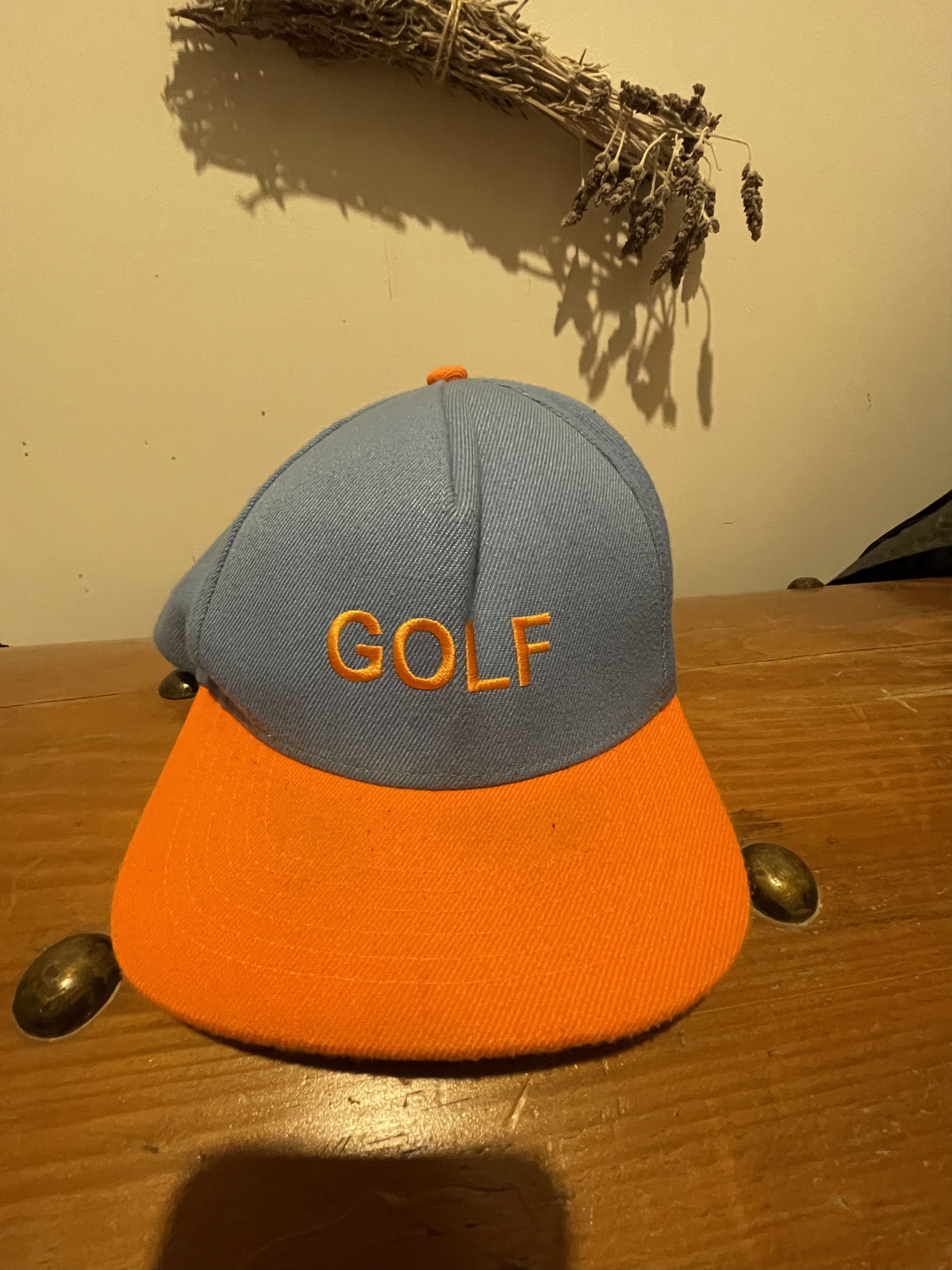 新品未使用　golf le fleur golfwang ウシャンカ オレンジ Golf Wang × Tyler The Creator Golf le Fleur* Blue Ushanka L/XL
