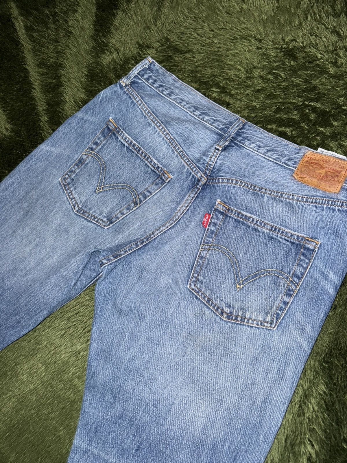 Levi's [W28/L32] Levi’s 501 Leather Patch Vintage Wash Denim Pants Size US 28 / EU 44 - 8 Thumbnail