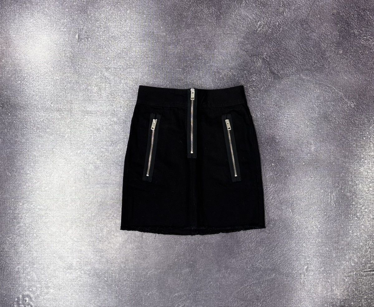 Diesel Diesel De-Baltra NWT Women’s Black Denim Cotton Mini Skirt Size 24" / US 00 / IT 34 - 1 Thumbnail