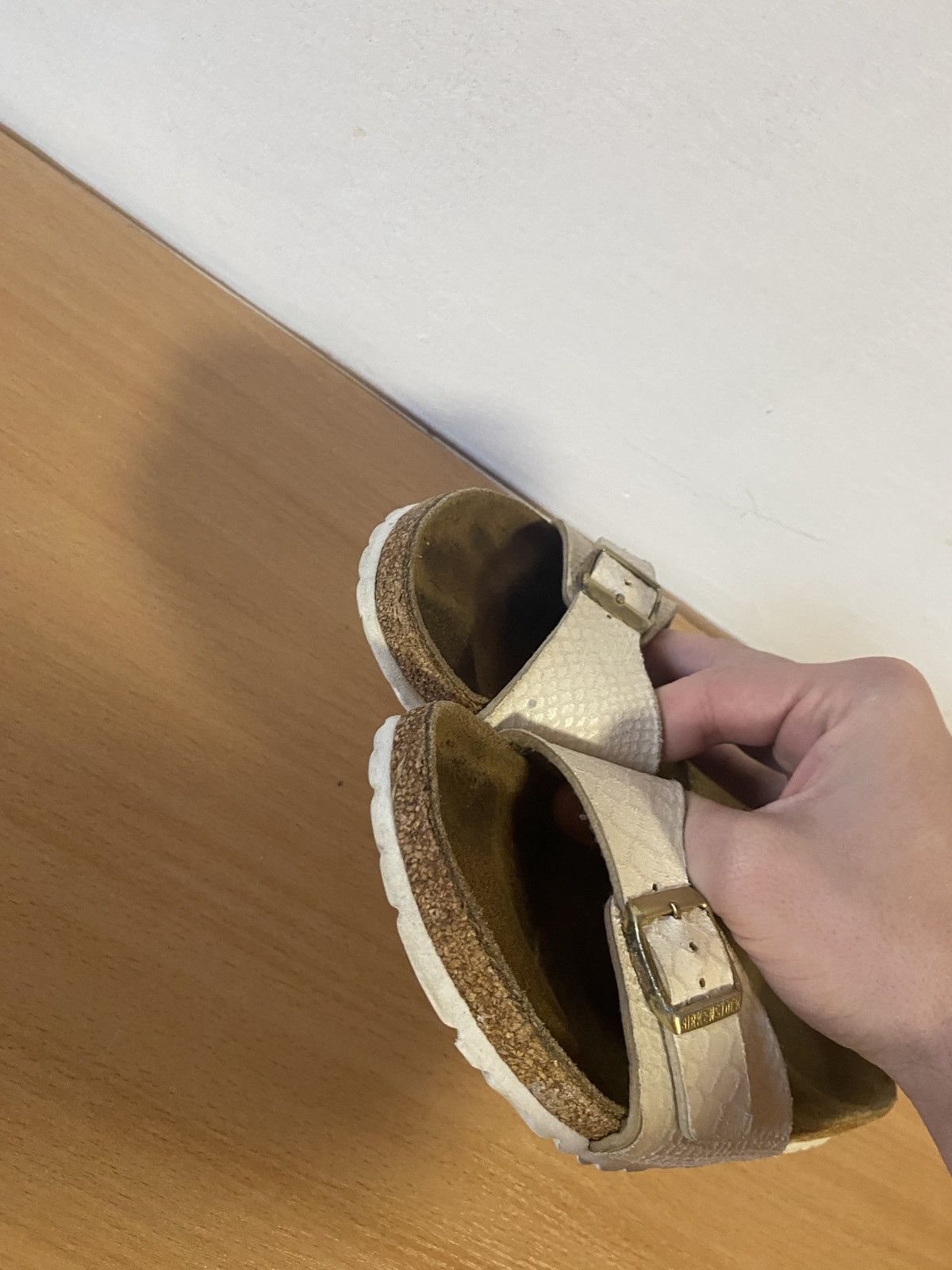 Birkenstock Birkenstock Madrid Sandals Snake Ivory Women's Shoes Size US 8 / IT 38 - 5 Thumbnail