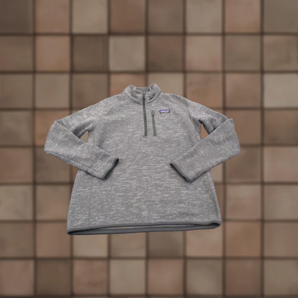 Patagonia Patagonia Jacket Mens M Gray Better Sweater Fleece Outdoor Outdoor Camping Windbreaker 1/4 Zip Pockets Thermal Windproof Zipped Pockets Clothing Mens Size US M / EU 48-50 / 2 - 1 Thumbnail
