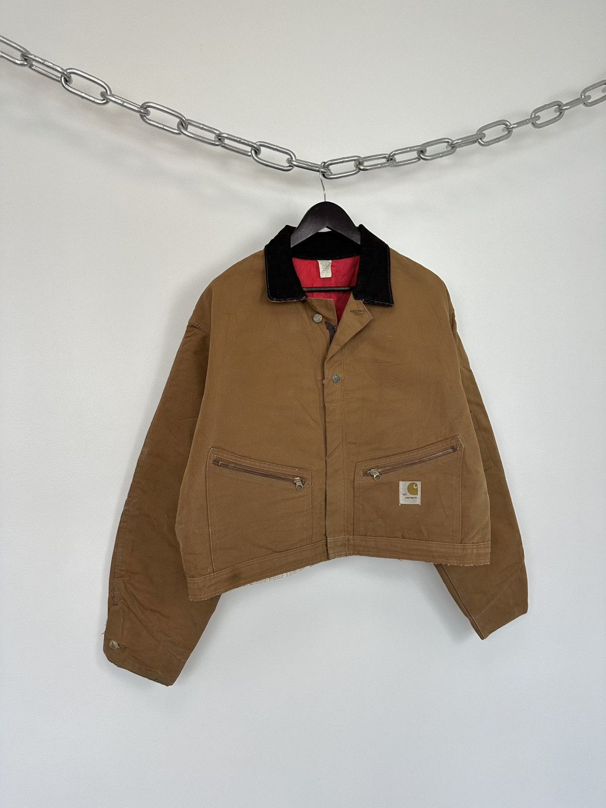 Carhartt Vintage 70s Carhartt USA Cropped Boxy Baggy Detroit Jacket Size US M / EU 48-50 / 2 - 4 Thumbnail