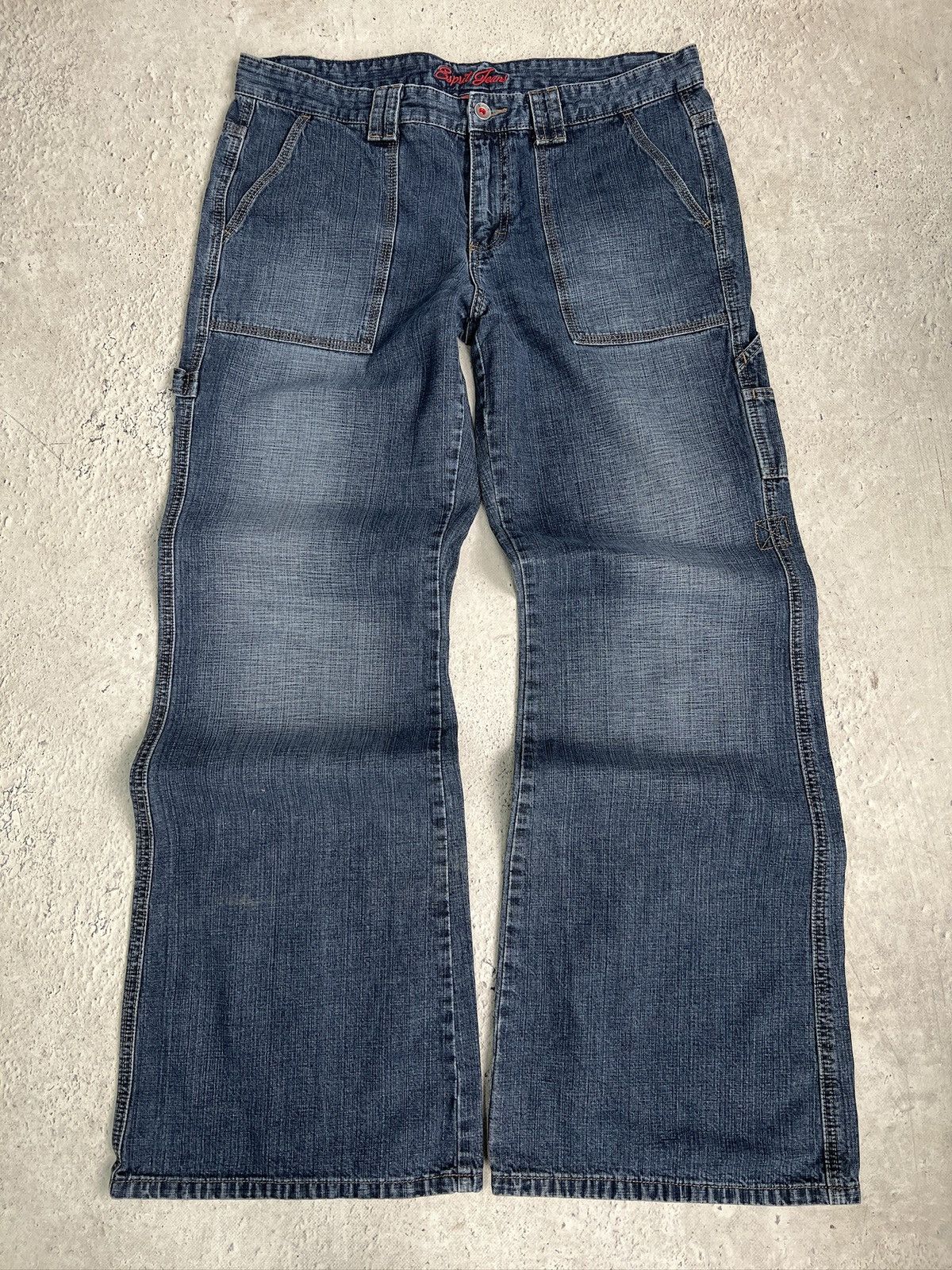 JNCO Rap wide leg denim baggy pants JNCO style y2k Size US 36 / EU 52 - 2 Thumbnail