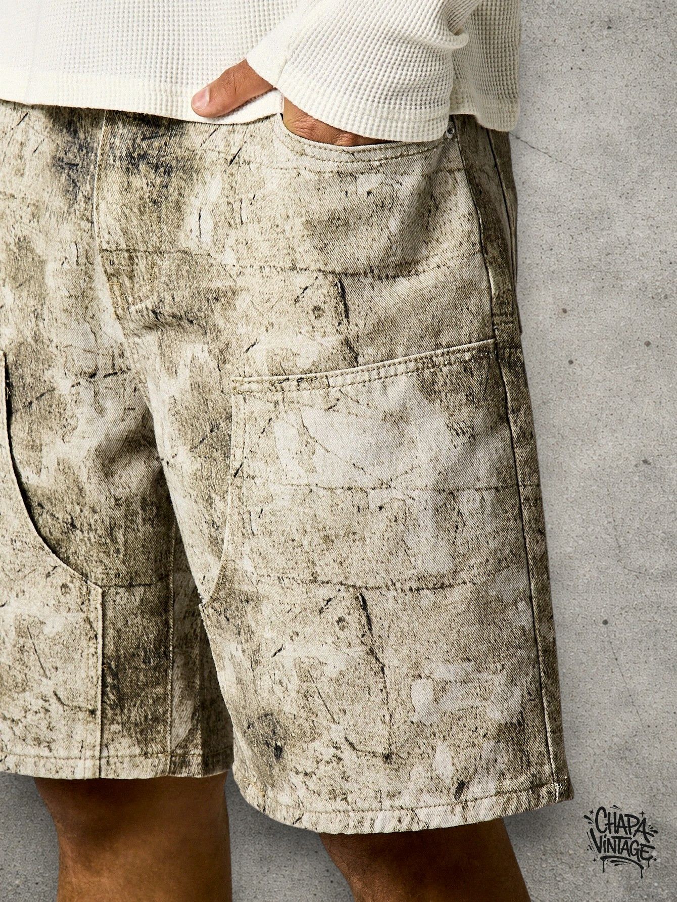 Japanese Brand Cargo carpenter pattern shorts Size US 32 / EU 48 - 4 Thumbnail