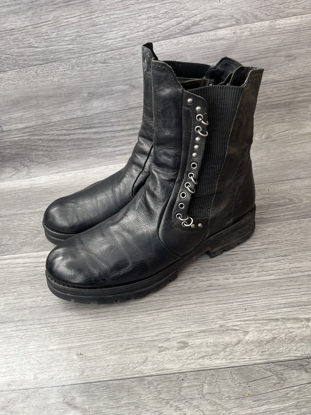 A.S.98 A.S 98 avant garde black grunge boots sz 42 Size US 9 / EU 42 - 1 Thumbnail