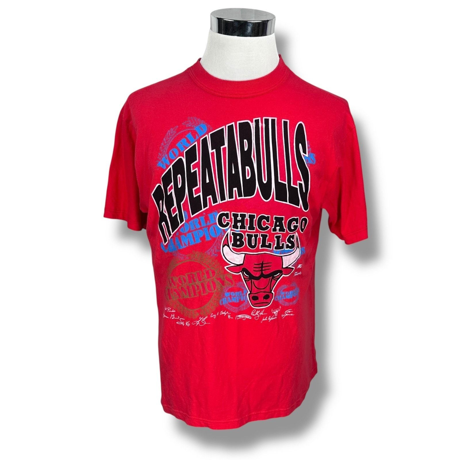 Other World Champion Repeatabulls Chicago Bulls T-Shirt Men L Red Size US L / EU 52-54 / 3 - 1 Thumbnail