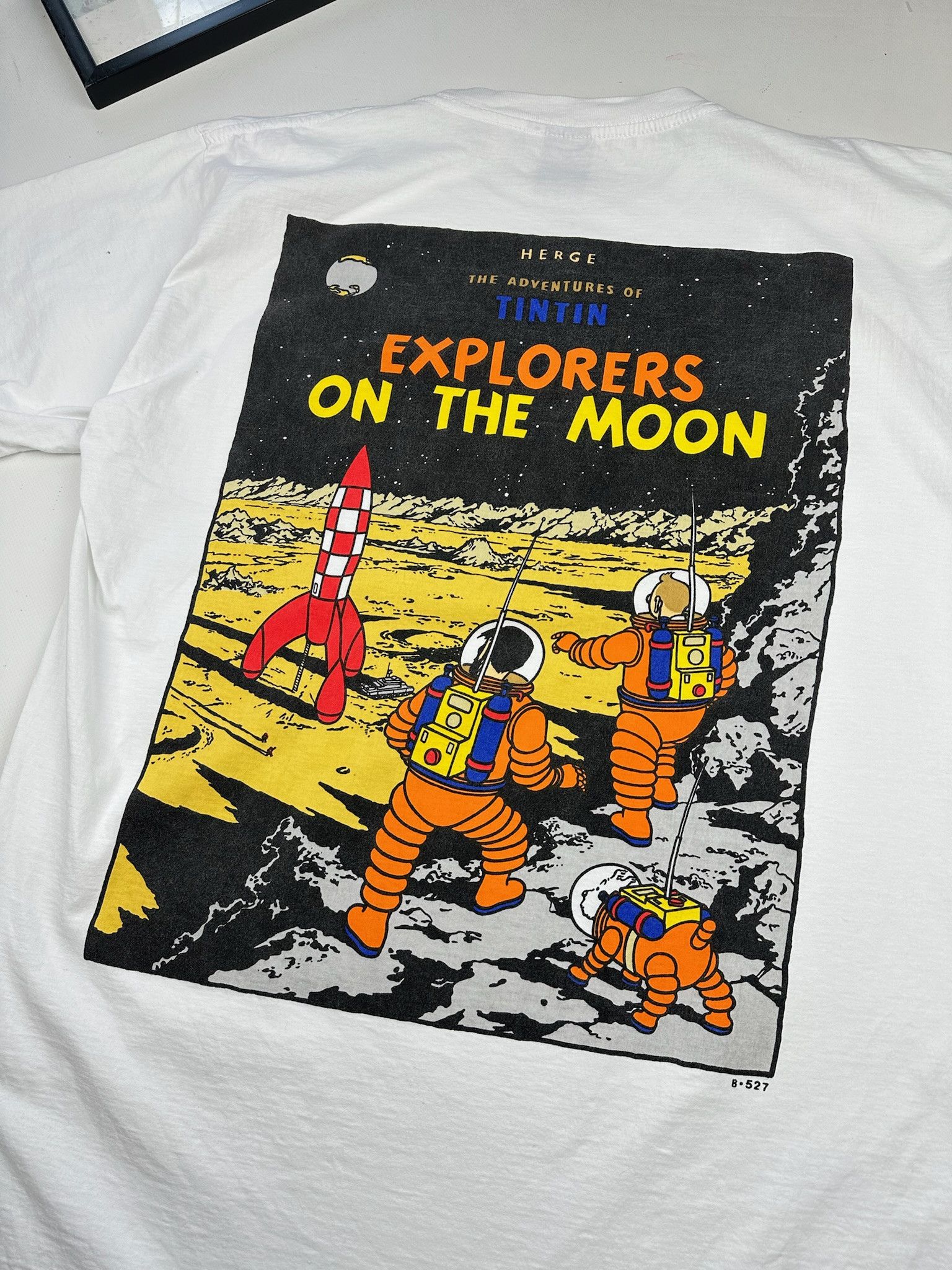 Cartoon Network Vintage Tintin Comic Graphic Tee Size US L / EU 52-54 / 3 - 5 Thumbnail