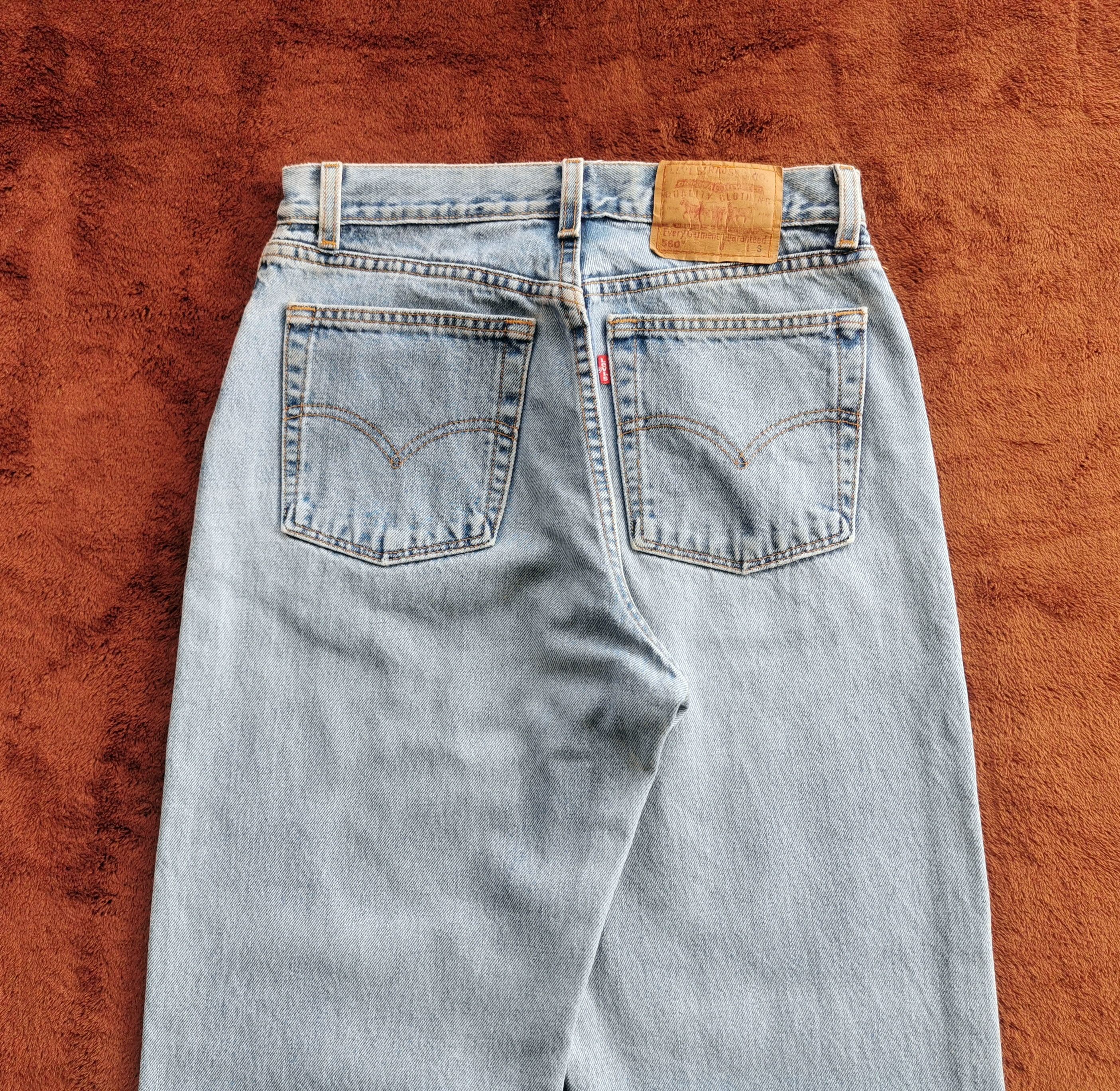 Levi's 90s Levis 560 Loose Fit Straight Leg Womens Size 28" / US 6 / IT 42 - 8 Thumbnail