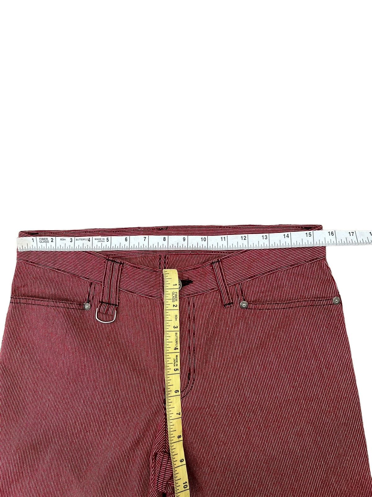 Deadly Jester Japan Wabash Striped Jeans Flare Pant
