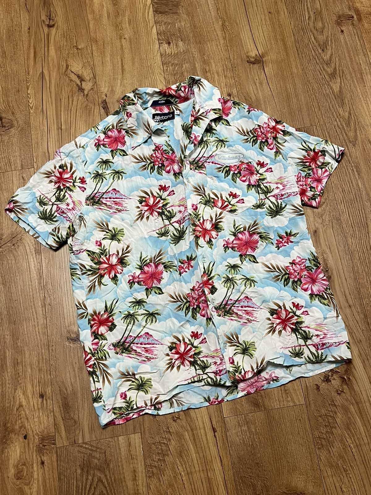 Billabong Vintage Billabong Hawaiian Shirt Size US L / EU 52-54 / 3 - 2 Thumbnail
