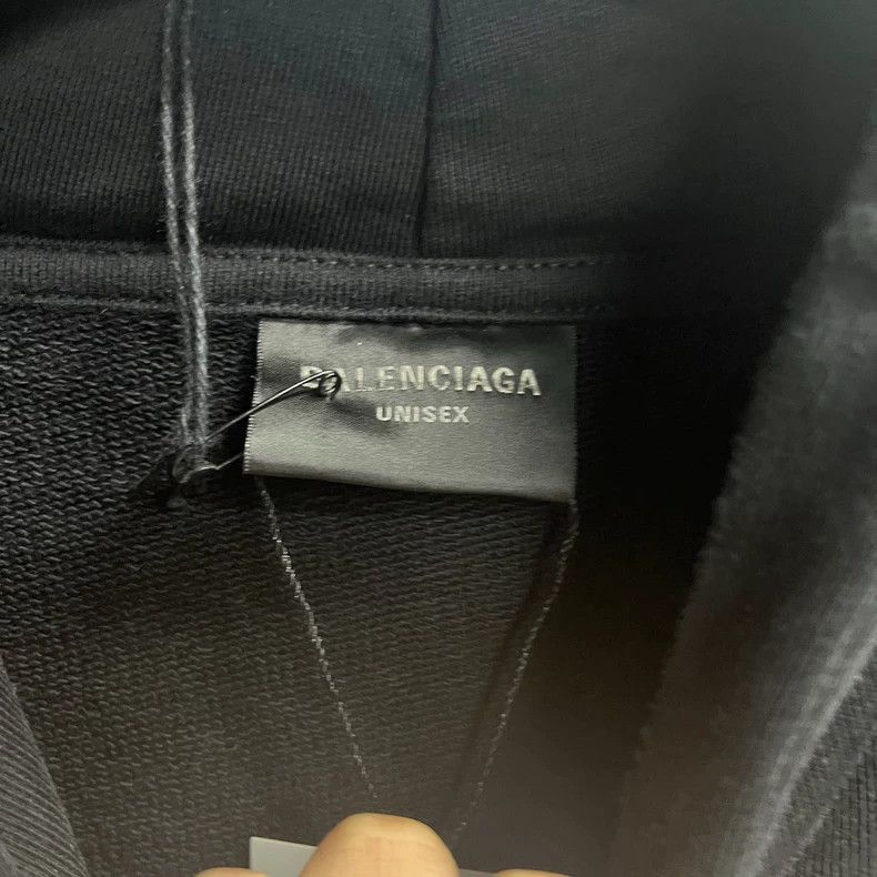 Balenciaga Balenciaga latest black letter printed hooded long sleeved Size US S / EU 44-46 / 1 - 2 Thumbnail