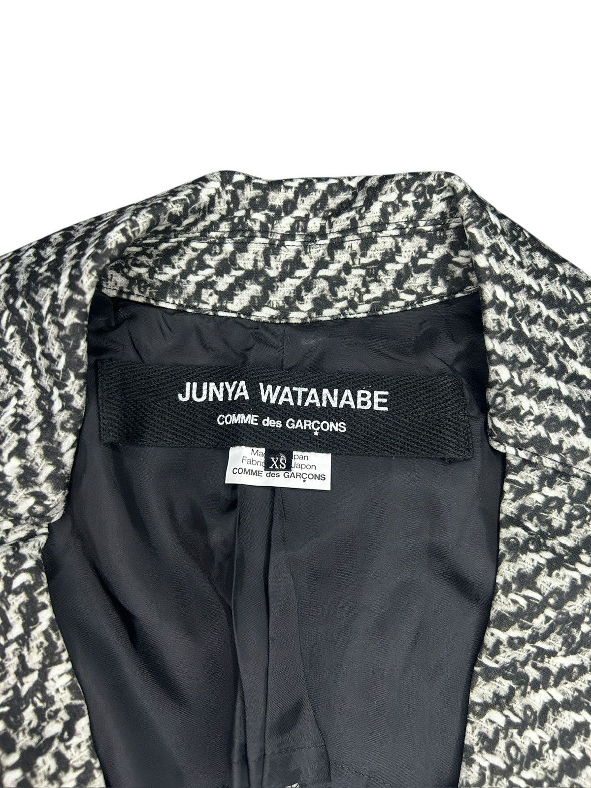 Junya Watanabe S/S 10 Trompe Loeil Stretch Blazer Size XS / US 0-2 / IT 36-38 - 3 Thumbnail