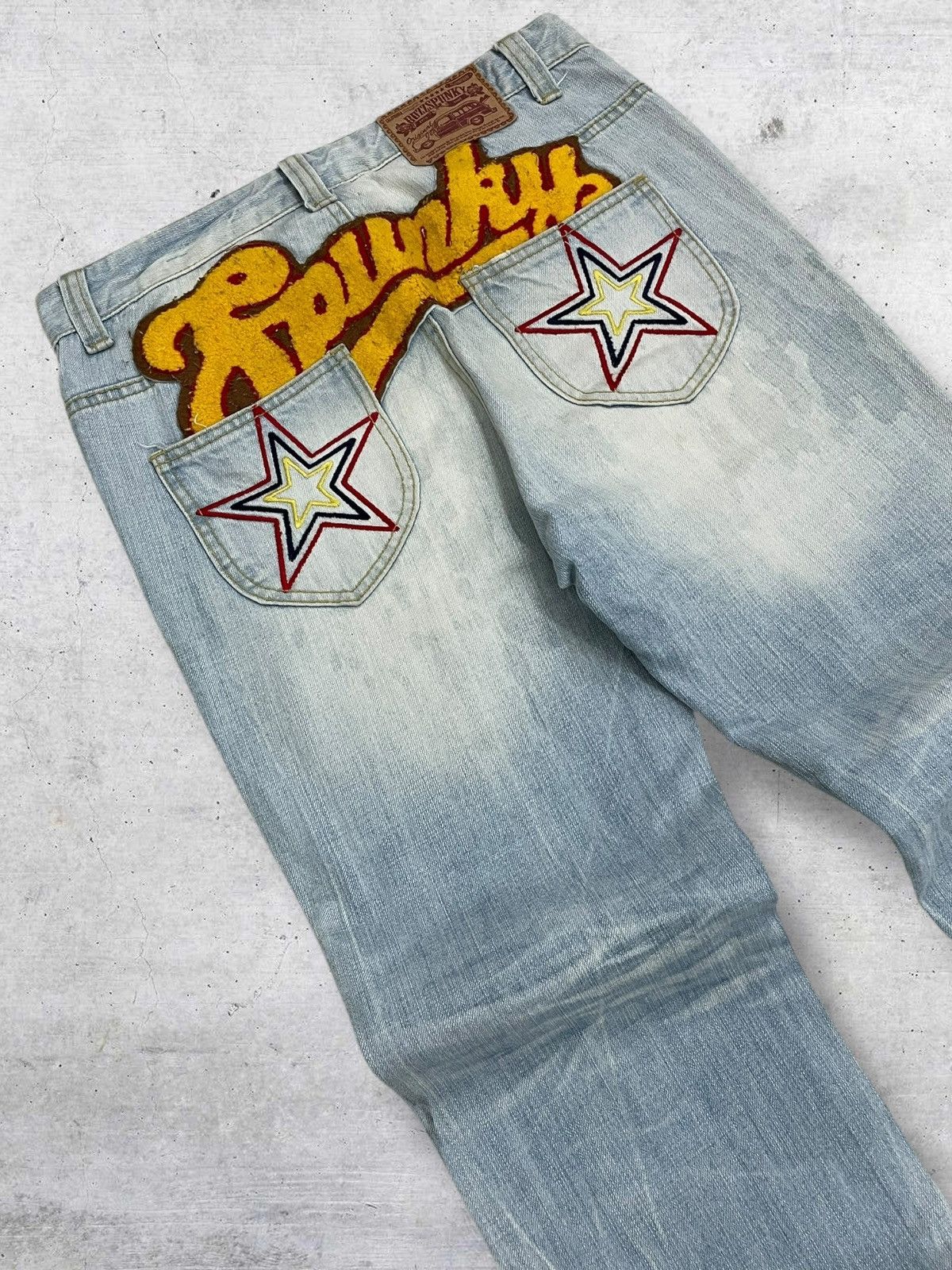 Beauty Beast VINTAGE OG BUZZSPUNKY 90S PUNK SKATE JAPAN RIPPING DENIM Size US 30 / EU 46 - 16 Thumbnail