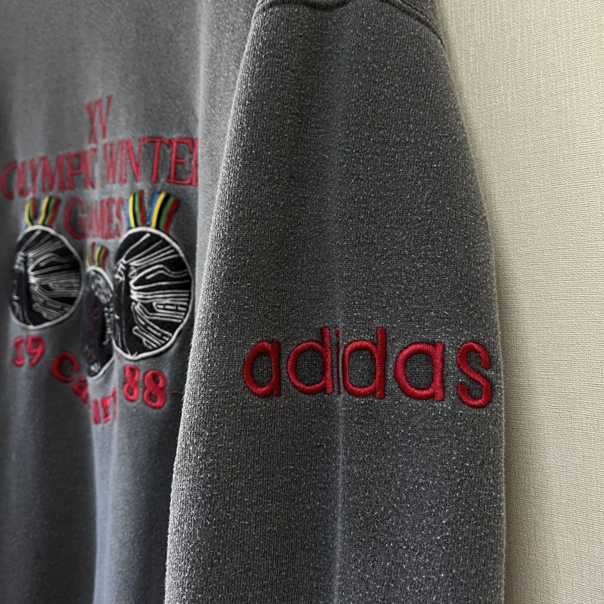 Adidas Adidas 1988 Calgary XV Olympic Winter Games Sweatshirt Rare Size US L / EU 52-54 / 3 - 5 Thumbnail