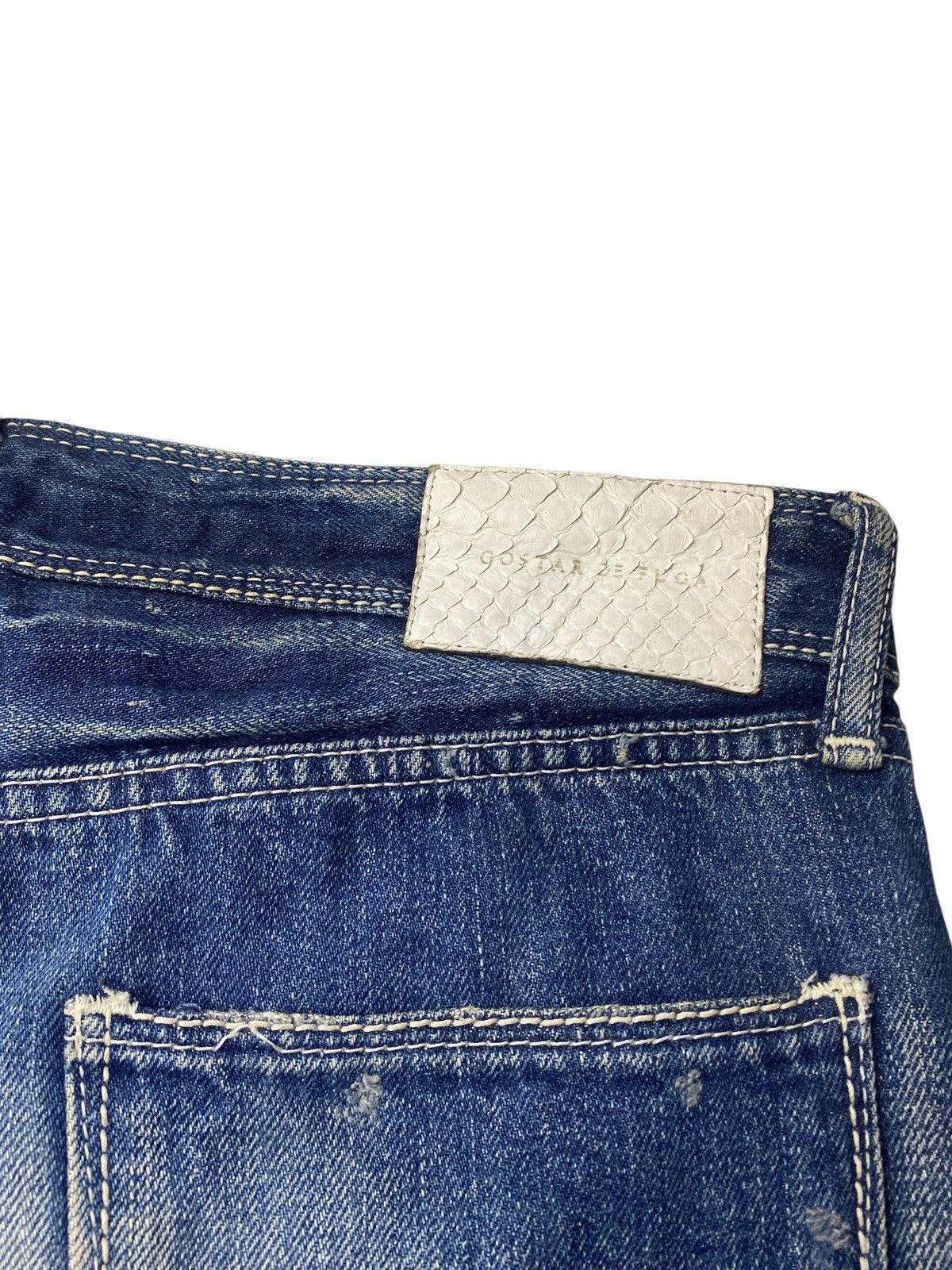 If Six Was Nine 2000's Gostar De Fuga Clawmark Seawash Selvedge Jeans Size US 29 - 13 Thumbnail