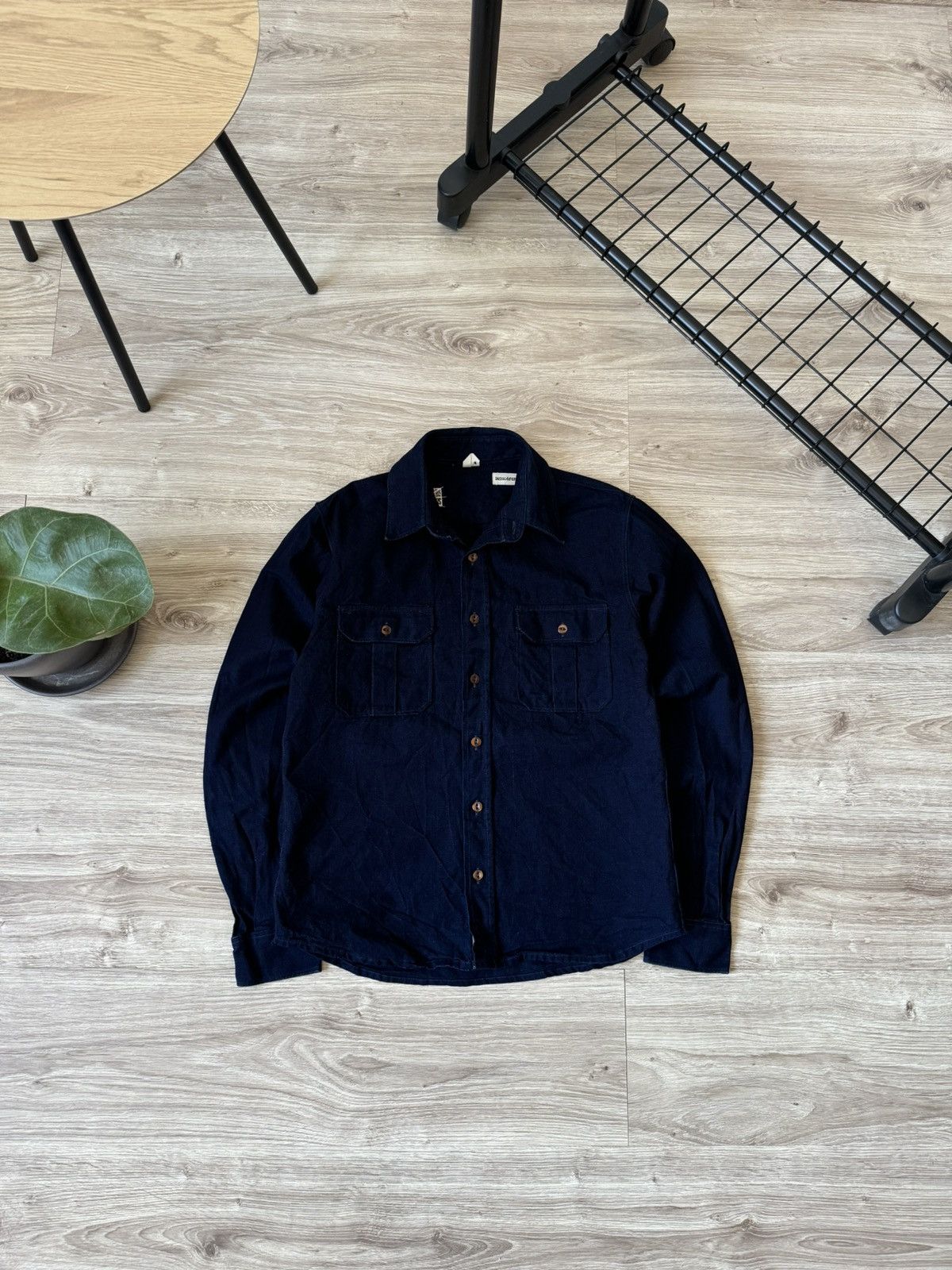 Indigofera Indigofera Blue Button Up Shirt Size US S / EU 44-46 / 1 - 3 Thumbnail