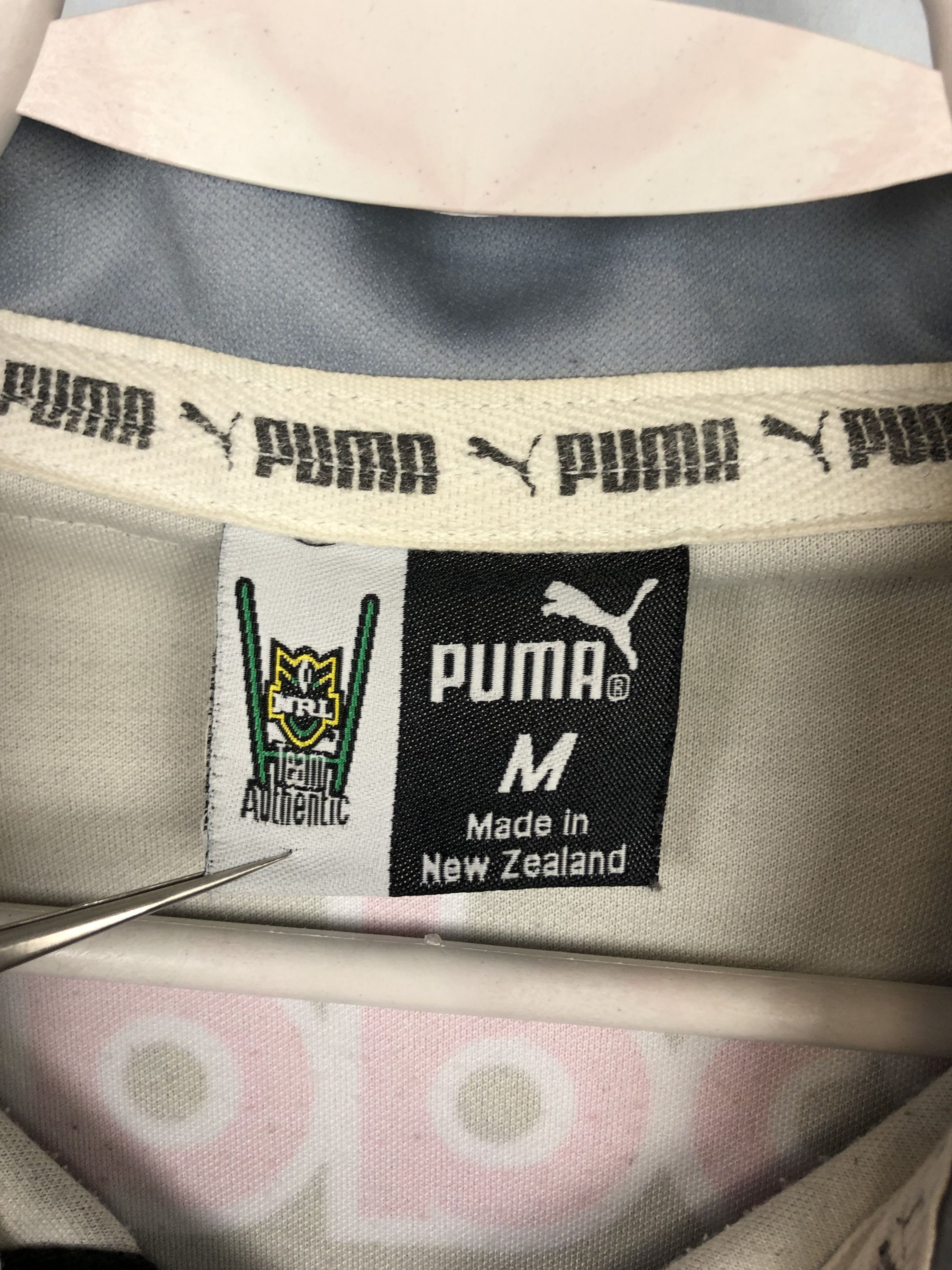 Puma Vintage Puma New Zealand Warriors Rugby Union Jersey Shirt Size US M / EU 48-50 / 2 - 7 Thumbnail