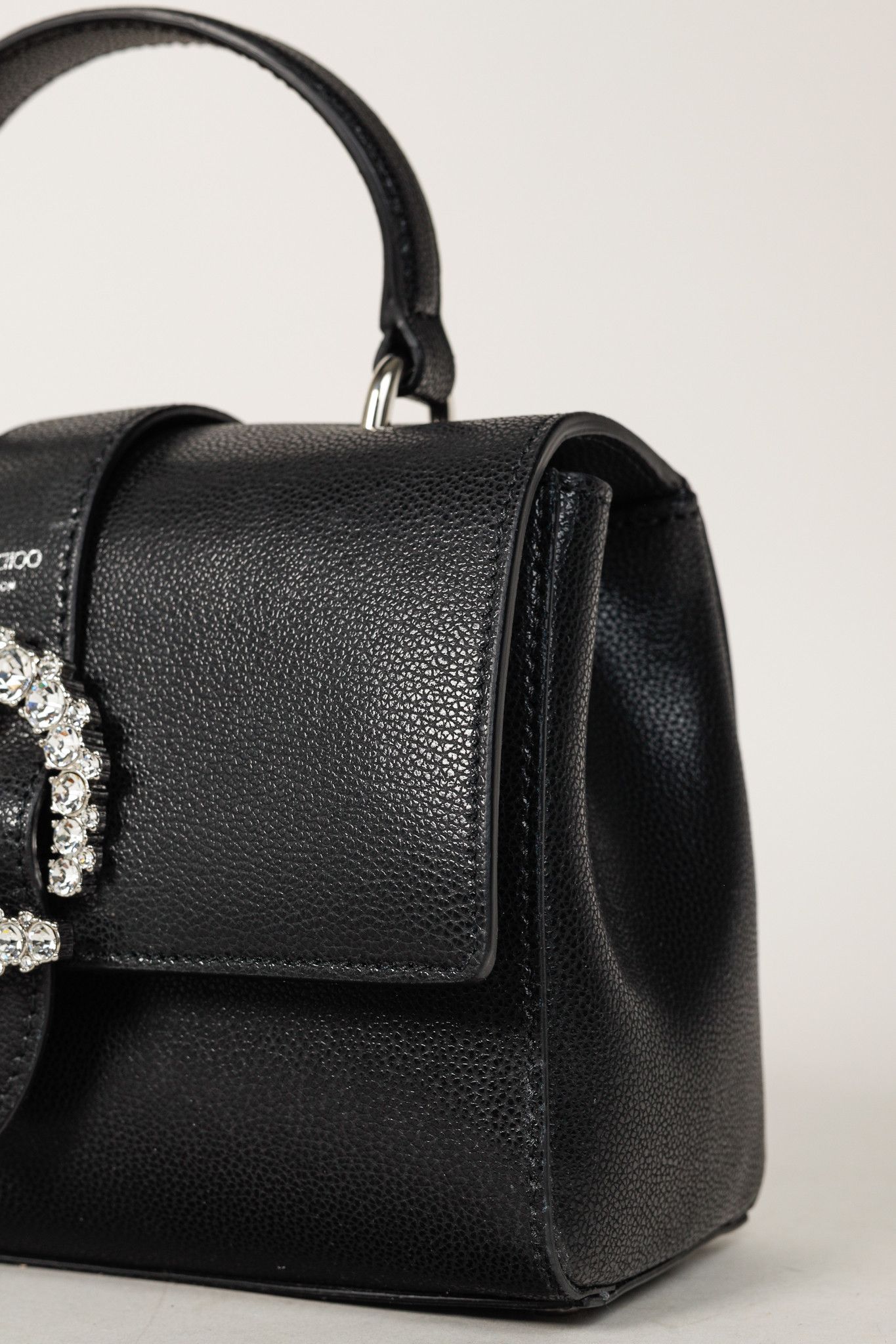 Jimmy Choo Jimmy Choo Cheri Soft Grainy Leather Crystal-Buckle Bag Size ONE SIZE - 7 Thumbnail