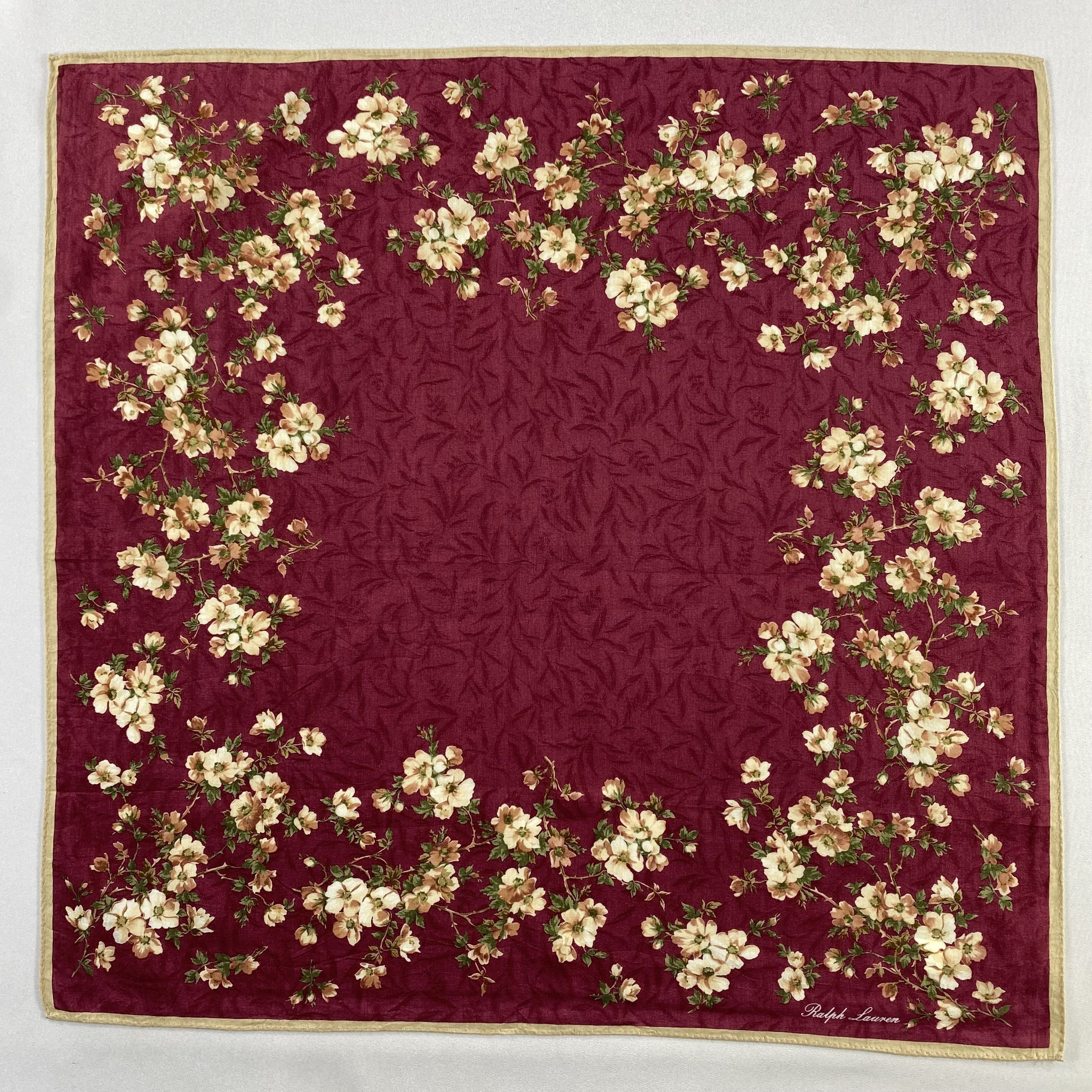Ralph Lauren × Vintage Ralph Lauren Handkerchief / Neckerchief / Bandana-P1013 Size ONE SIZE - 1 Thumbnail