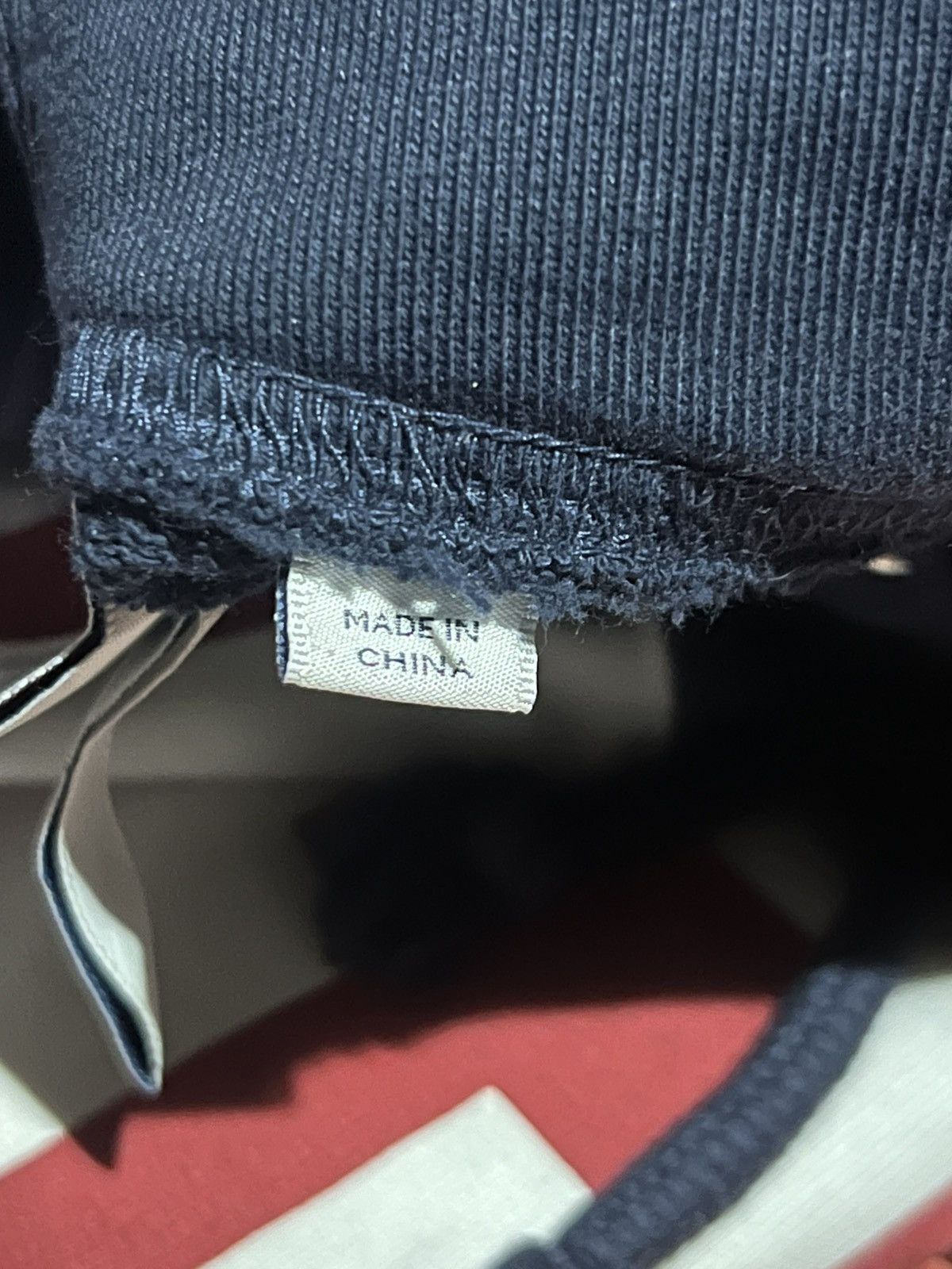 Lacoste × Supreme Supreme®/Lacoste® Logo Panel Hooded Sweatshirt - Navy (FW19) Size US M / EU 48-50 / 2 - 6 Thumbnail