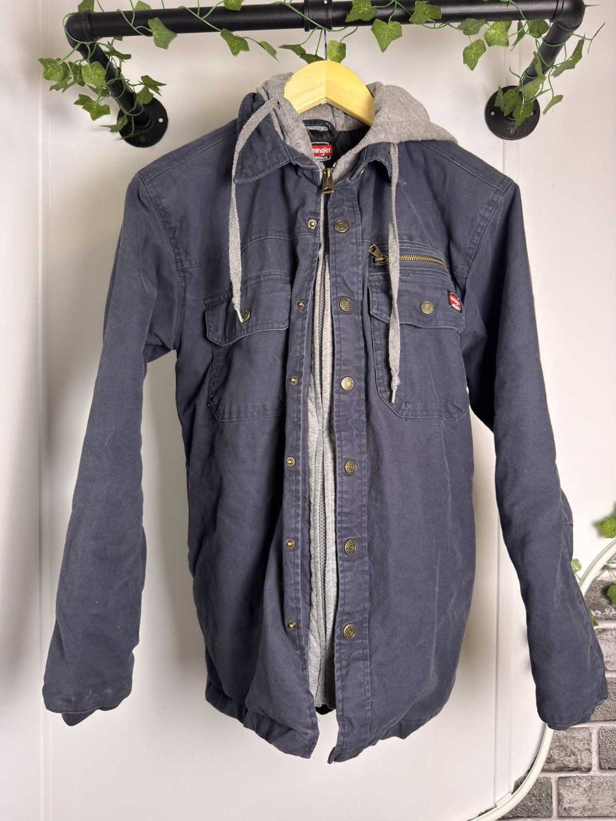 Wrangler Wrangler Workwear Blue Gray Winter Coat Small Good Condition Size US S / EU 44-46 / 1 - 1 Thumbnail