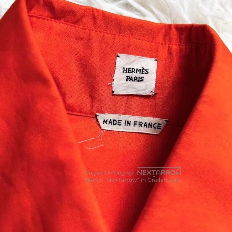 Hermes Hermes Tied cotton shirt Size XXS / US 00 / IT 34 - 3 Thumbnail
