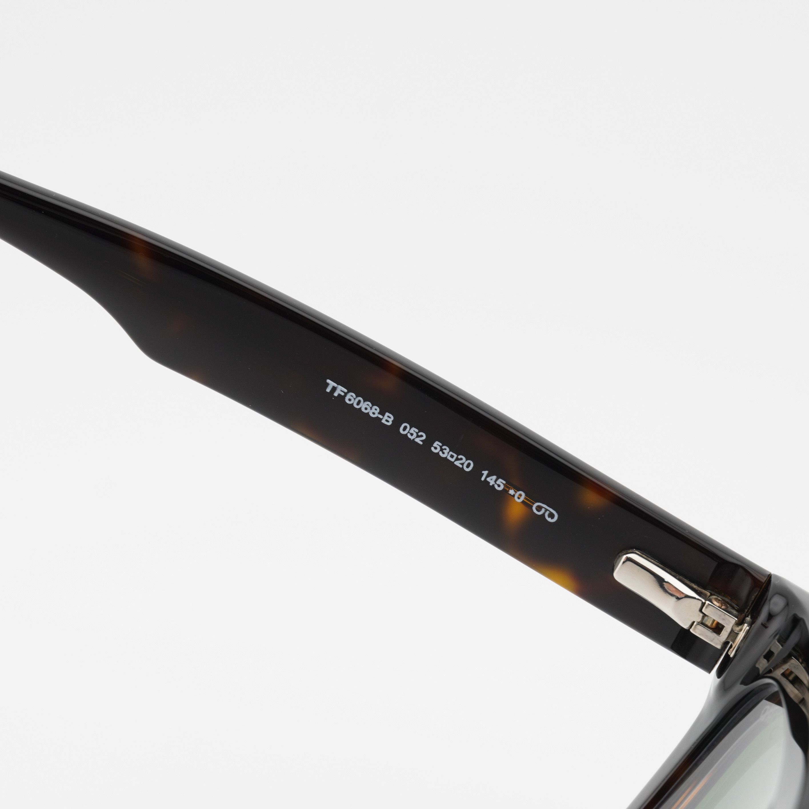 Tom Ford Tom Ford FT6068-B 052 Eyeglasses Havana 53mm Square Frame Size ONE SIZE - 9 Thumbnail