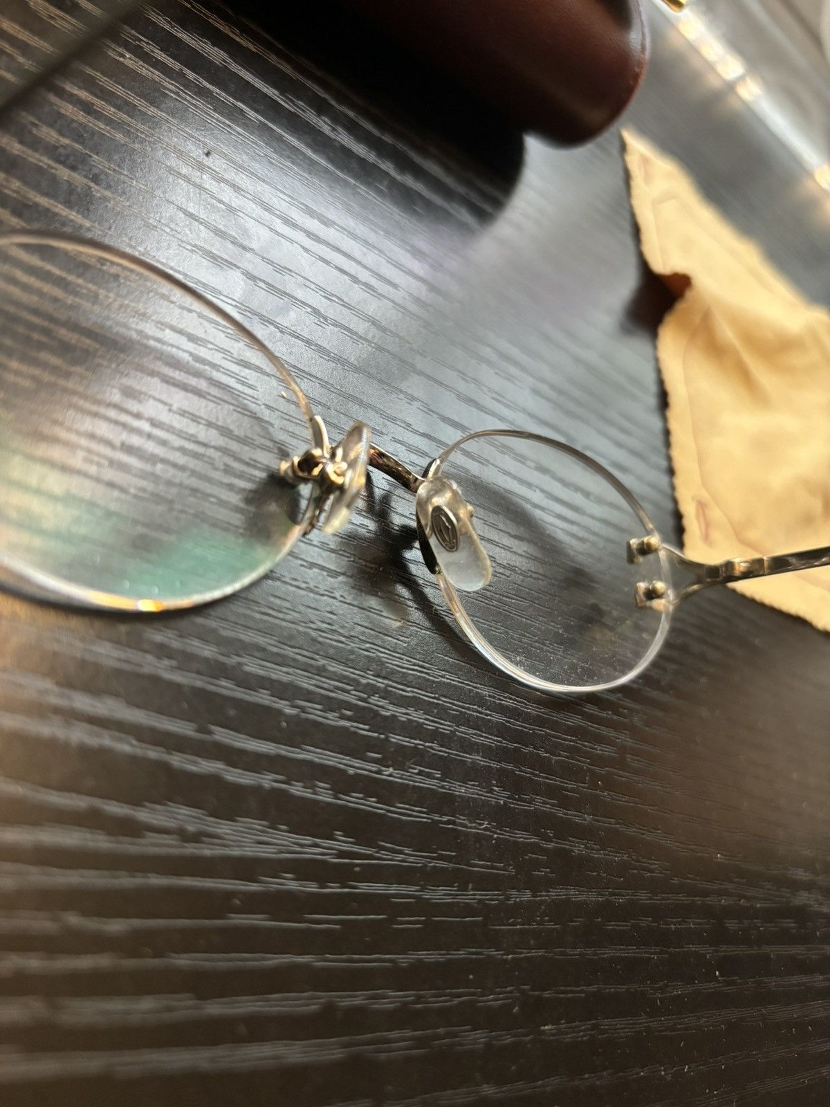 Cartier Vintage 90s Cartier Big C Glasses Size ONE SIZE - 4 Thumbnail