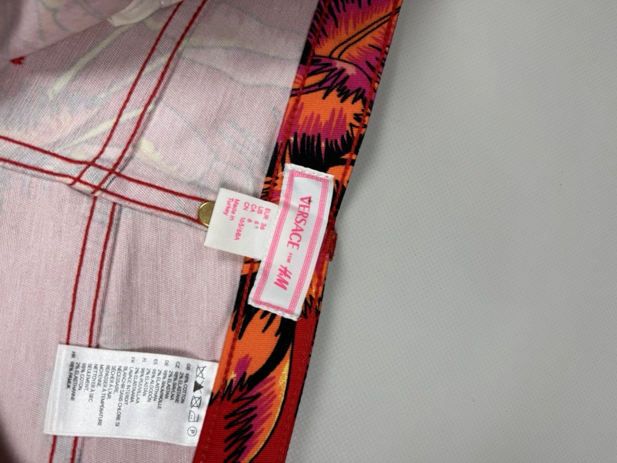 Versace Versace H&M Ladies Floral Pattern Ankle Zip Jeans Pants Size 28" / US 6 / IT 42 - 15 Thumbnail