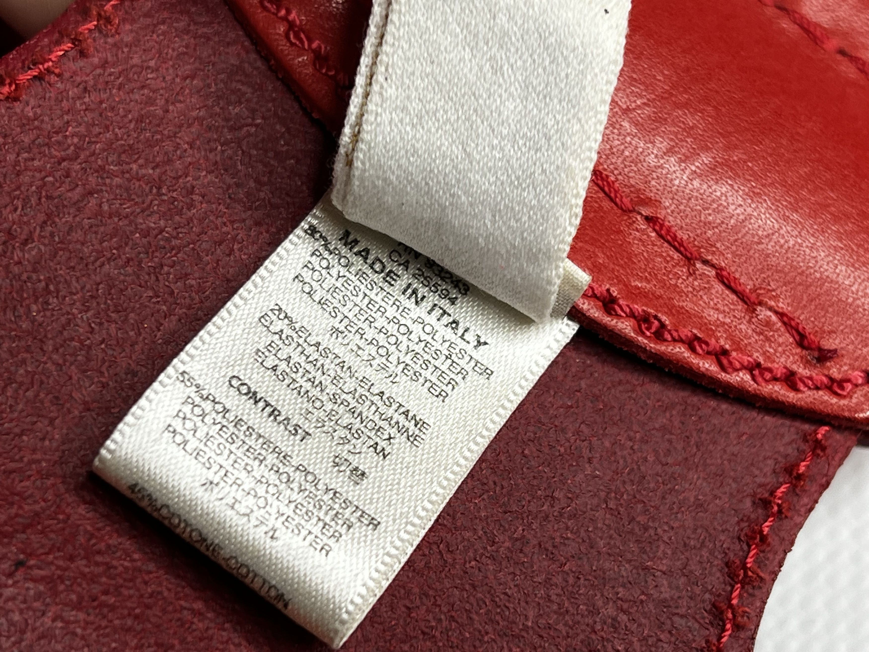 Diesel VINTAGE DIESEL RED LEATHER BELT LOGO Size ONE SIZE - 6 Thumbnail