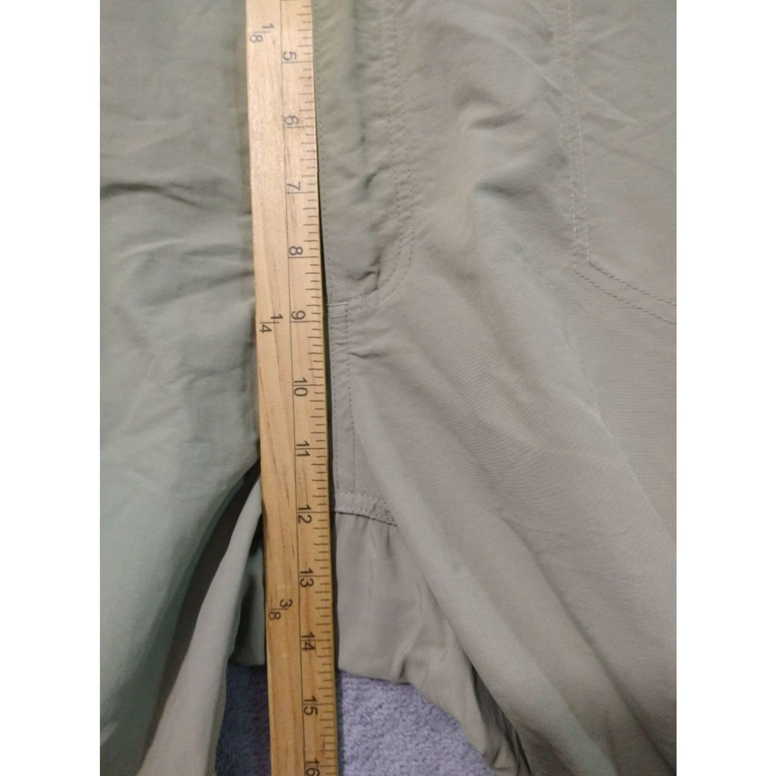 Vintage Cabela's Nylon Cargo Pants Mens 40x30 Beige Convertible Hiking Camping Size US 40 / EU 56 - 4 Thumbnail