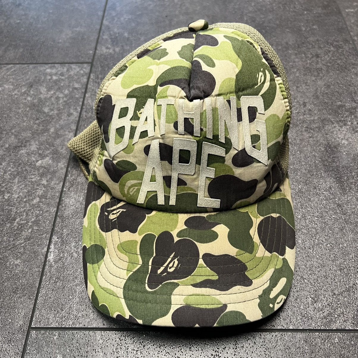 A BATHING APE エイプ CAMO MILITARY HAT（A BATHING APE® x